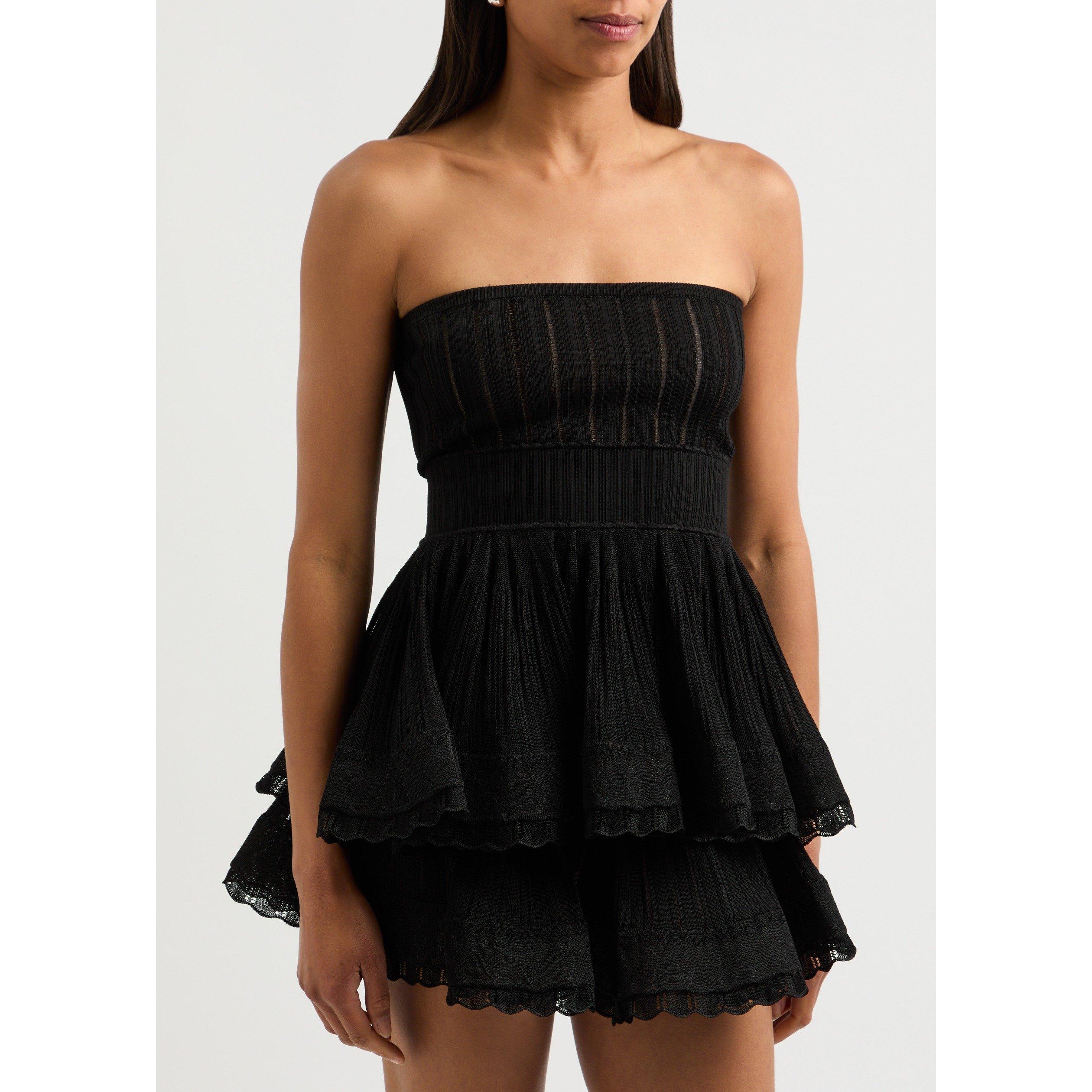 BLACK - Alaia - CRINOLINE TOP - 5
