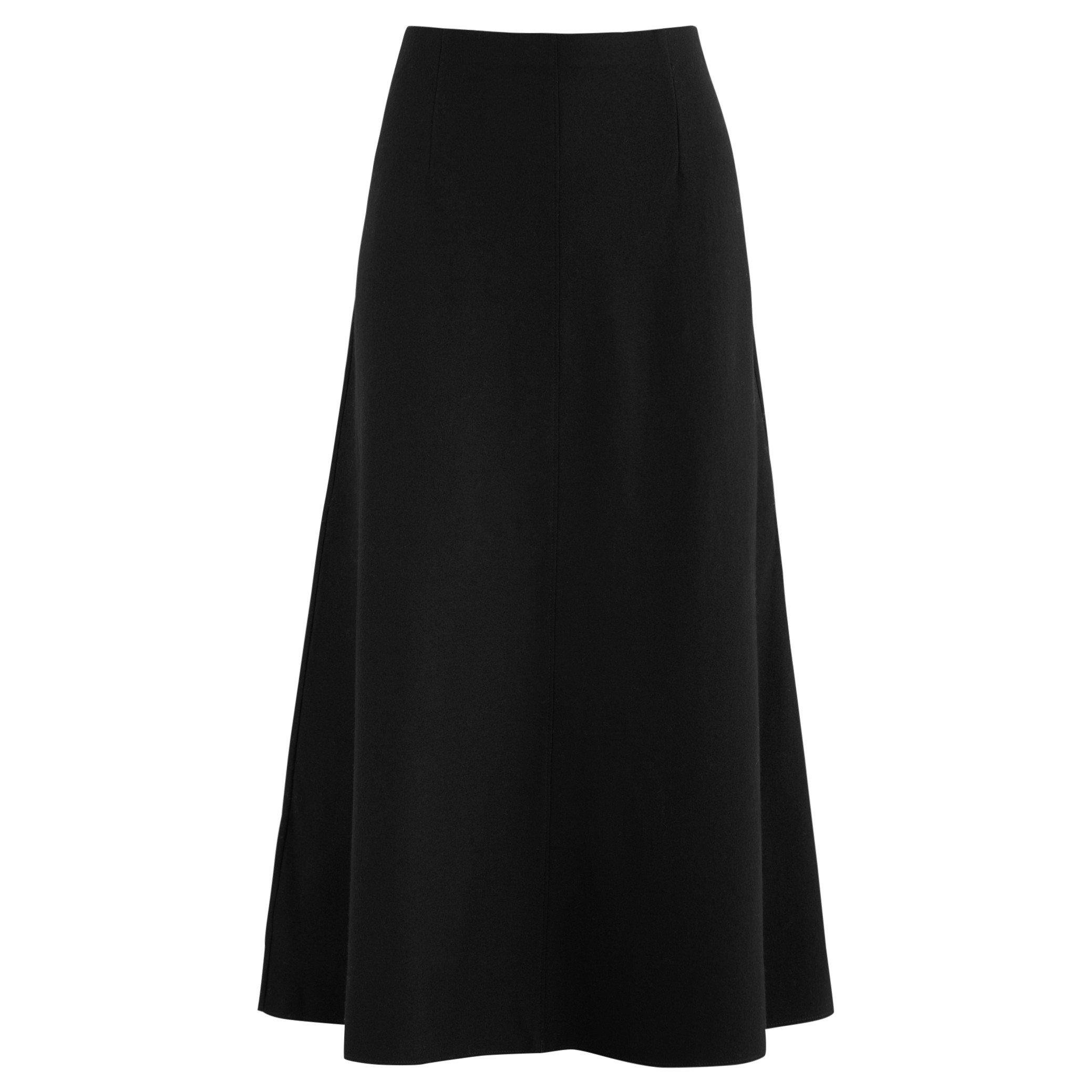 BLACK - Eileen Fisher - SS A LINE MIDI SKIRT - 1
