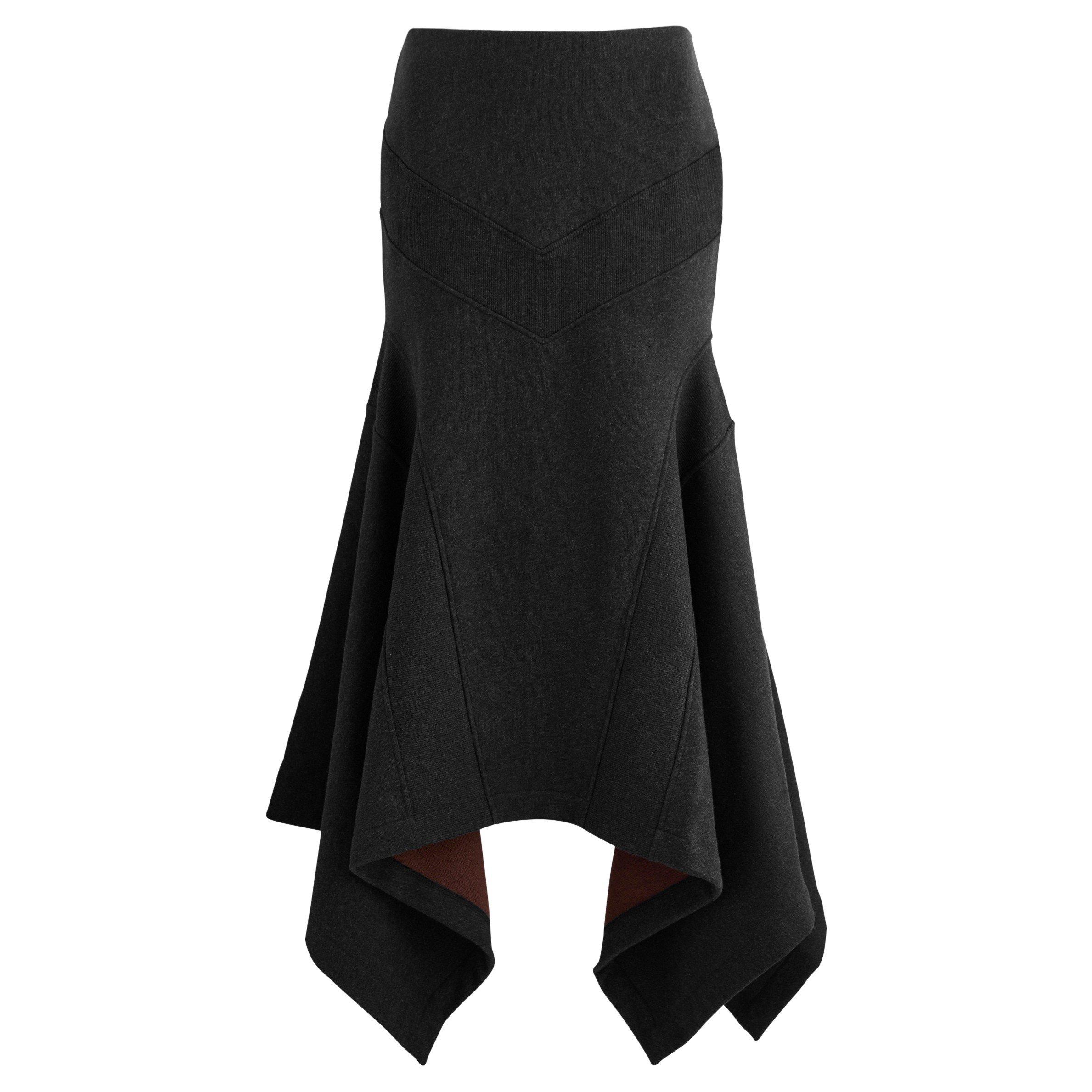 DARK GREY - The Attico - LS LONG ASYMETRICAL SKIRT