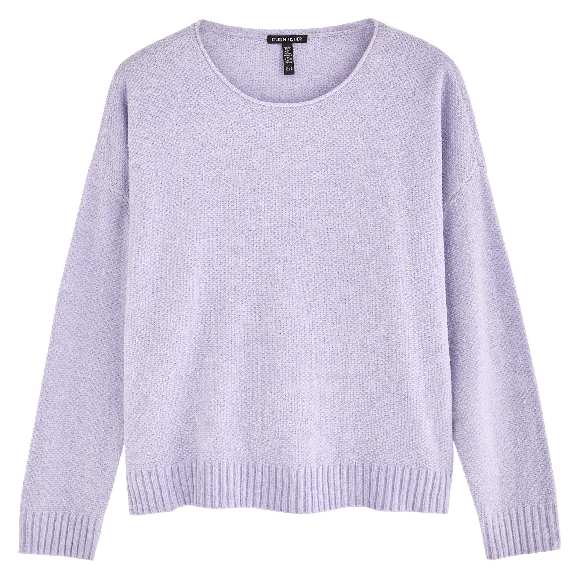 LILAC - Eileen Fisher - K LS CHENILLE SWEATER