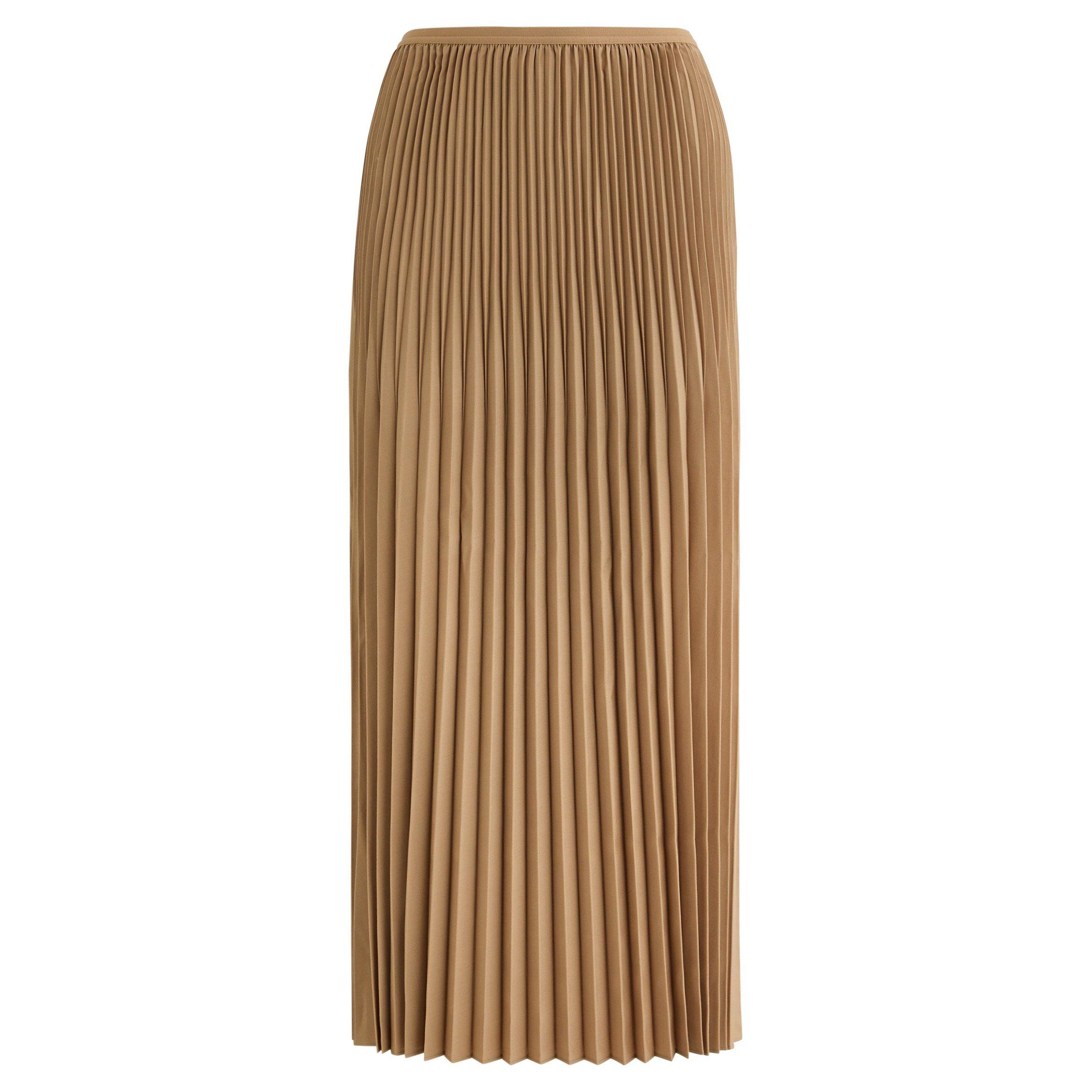 BEIGE - Eileen Fisher - LS PLEATED ALINE SKT