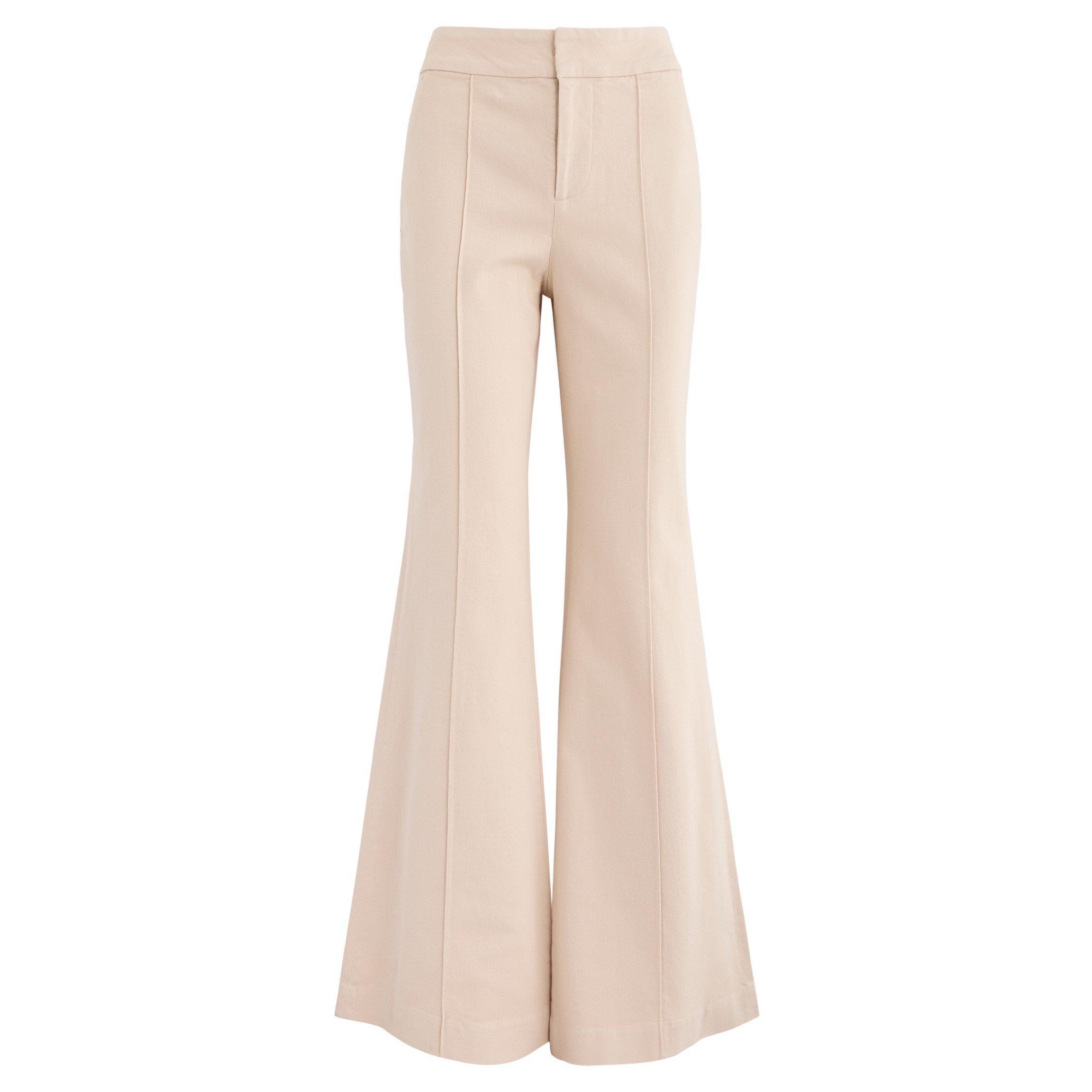 BEIGE - Alice And Olivia - TR THE TROUSER FLARE JEAN