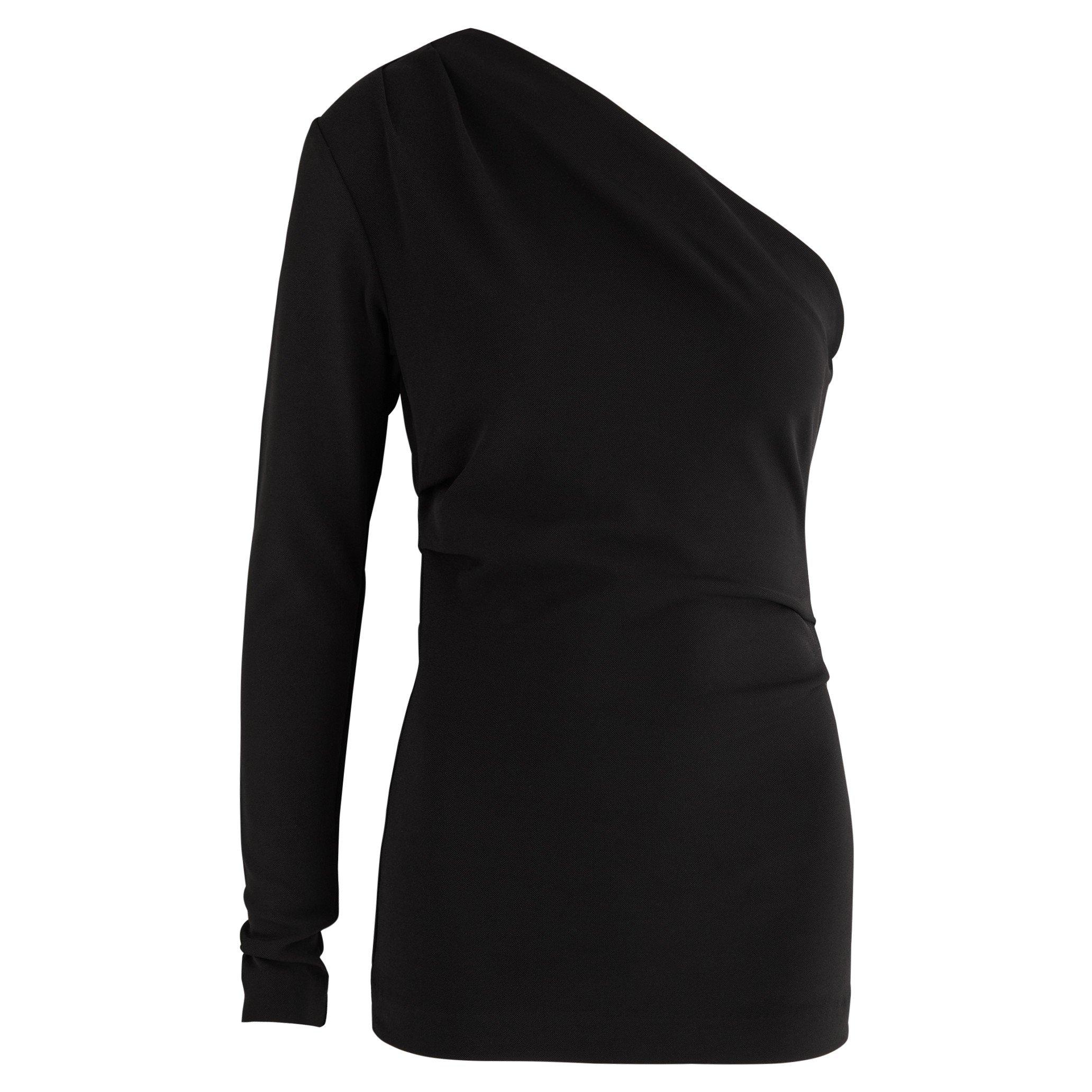 BLACK - Day Birger Et Mikkelson - T PARIS ONE SHOULDR JERSEY TOP