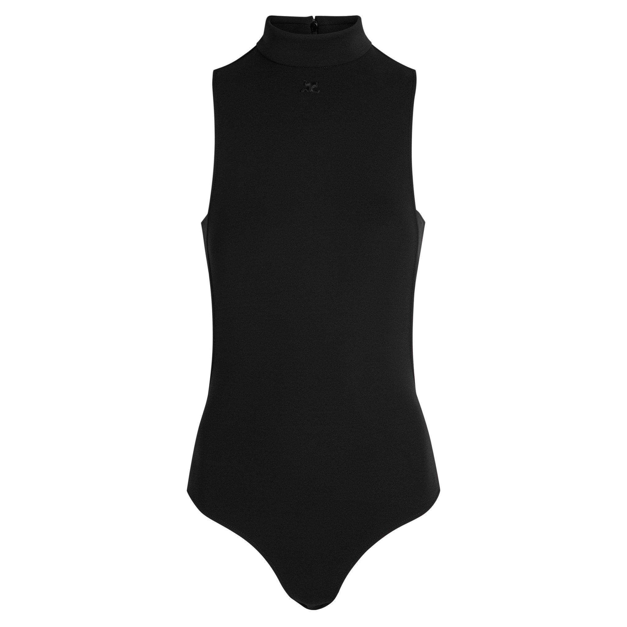 BLACK - Courreges - MOCK NECK BODYSUIT