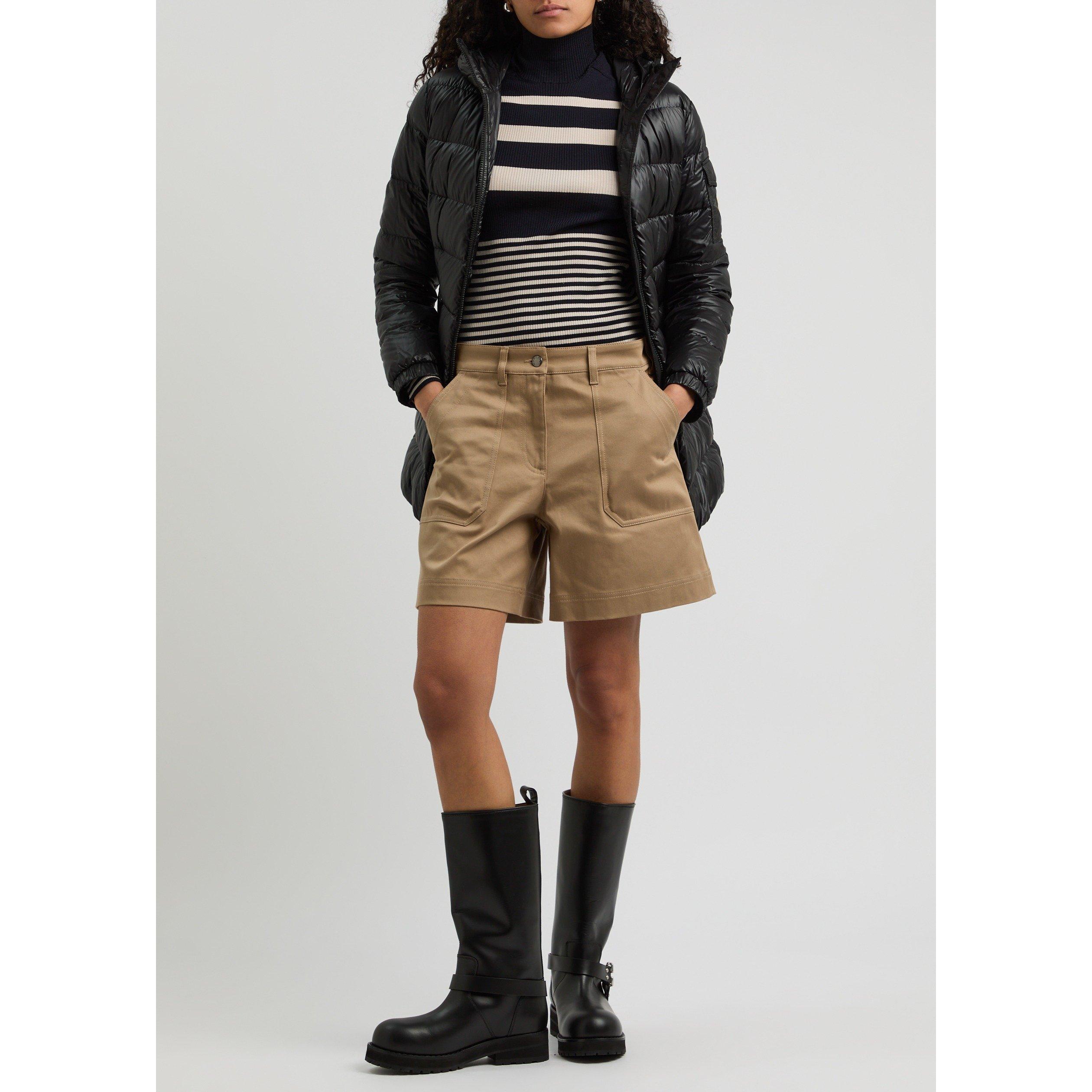 KHAKI - Moncler - Women's Cotton Chino Shorts - 5