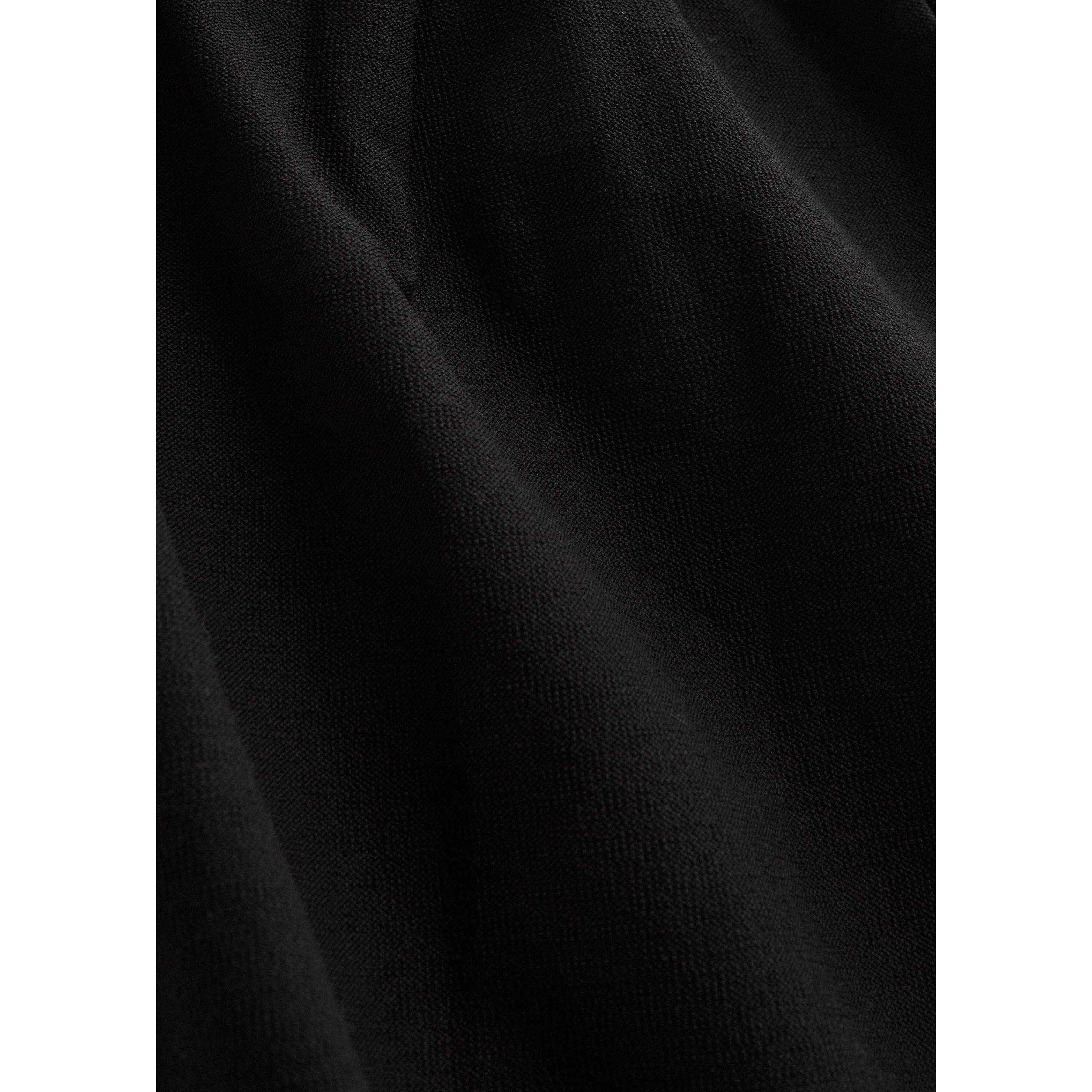 BLACK - Eileen Fisher - Women's Stretch Crepe Maxi Skirt - 4
