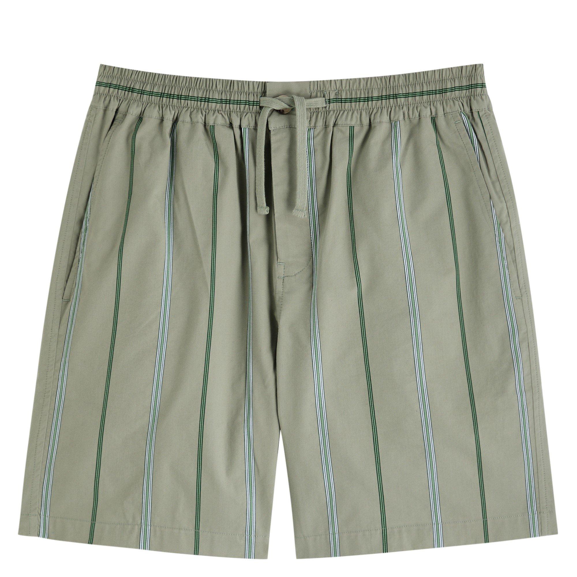 KHAKI - Maison Kitsune - MK ELASTICATED STR SHORT