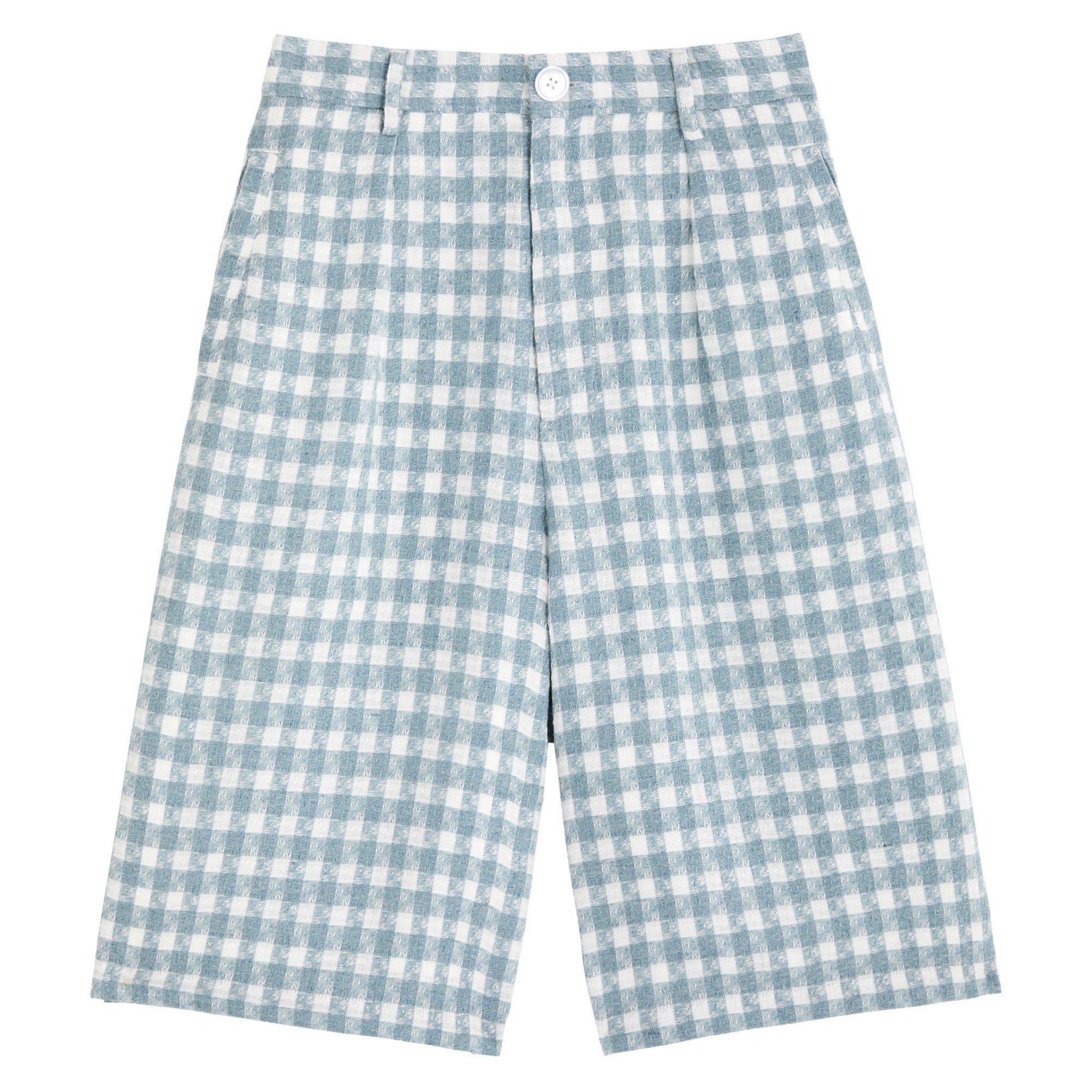 GREY - Nahmias - N PLAID SHORTS