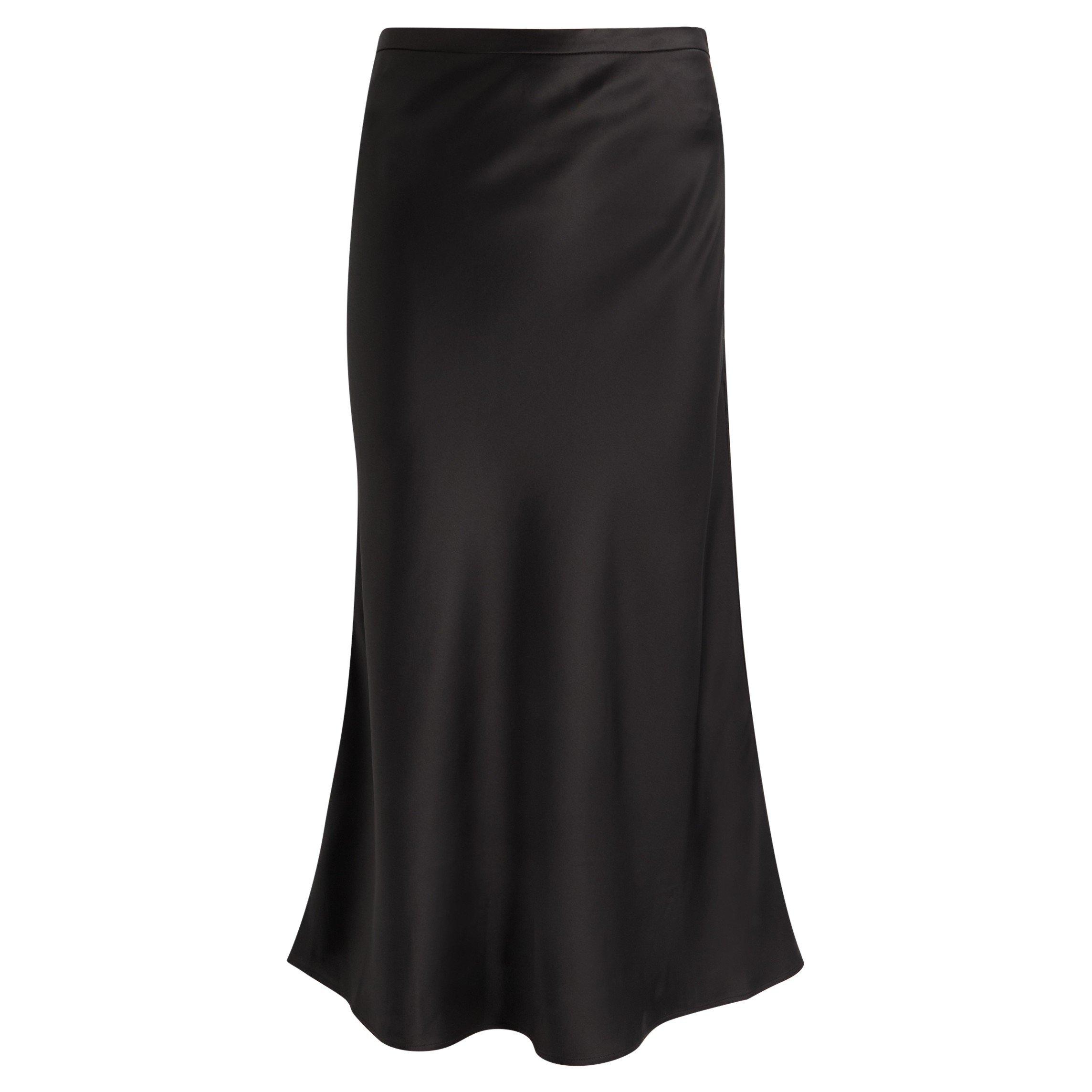 BLACK - Almada Label - SS AYLA SATIN SKIRT