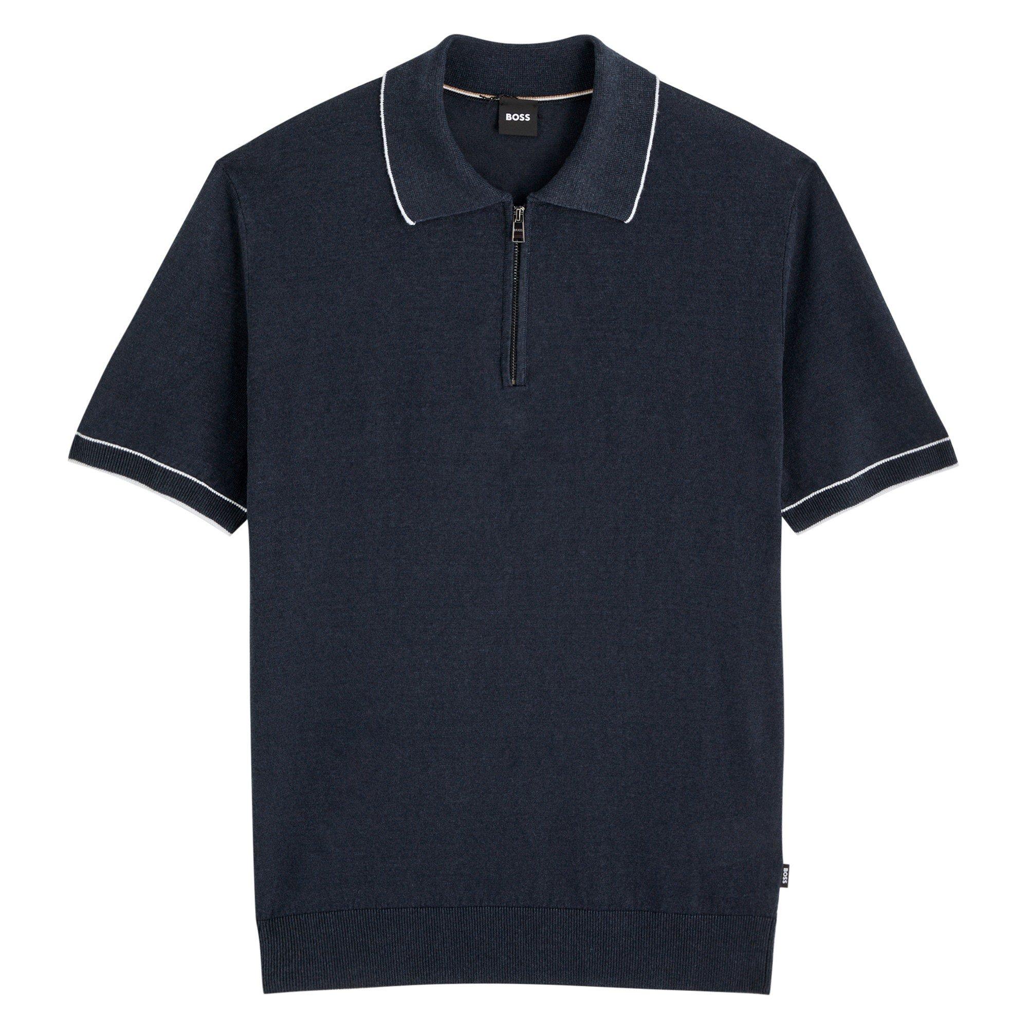 NAVY - Boss - HBB H-JIOVANOTTO SS KNT POLO
