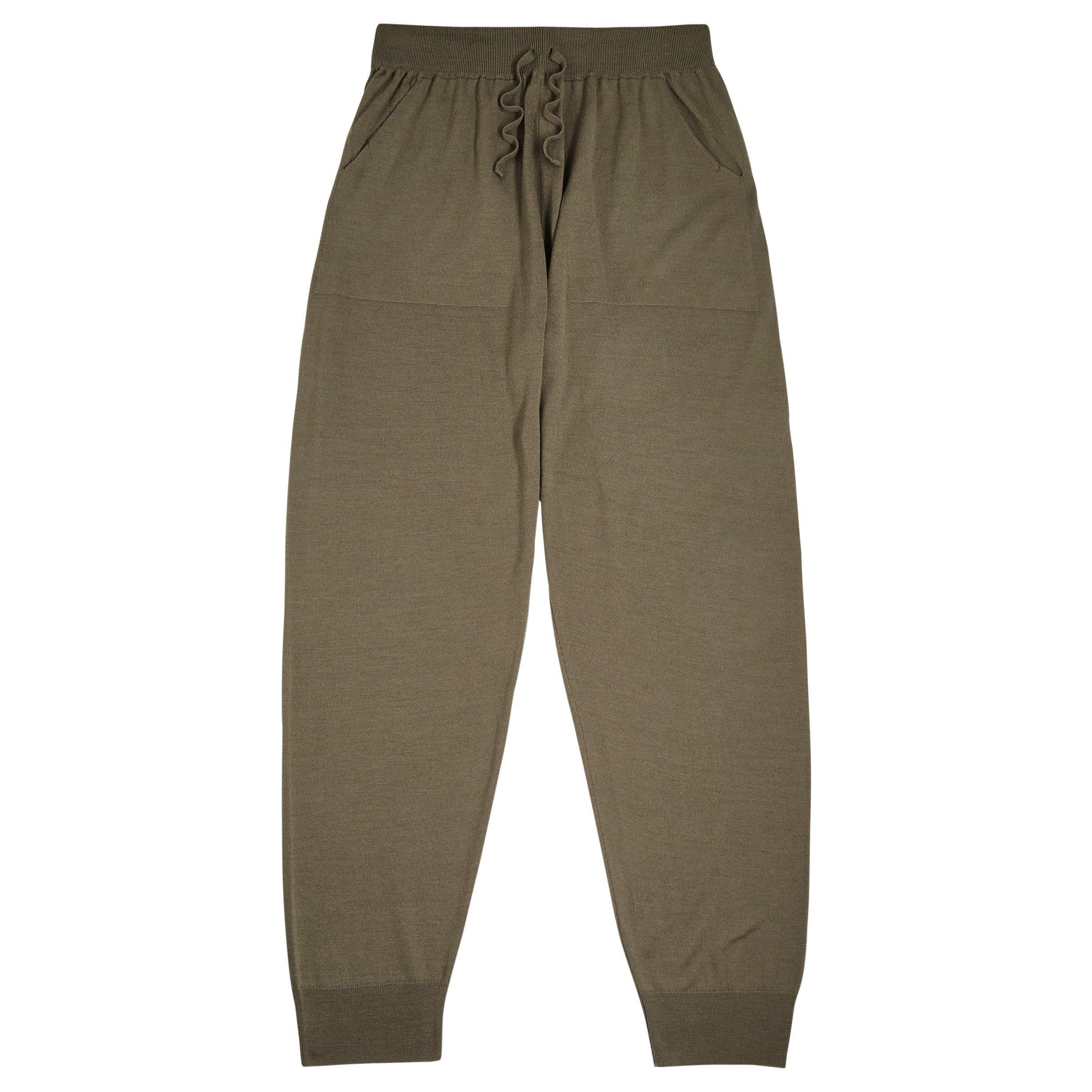 KHAKI - John Smedley - SMED KNIT TRS