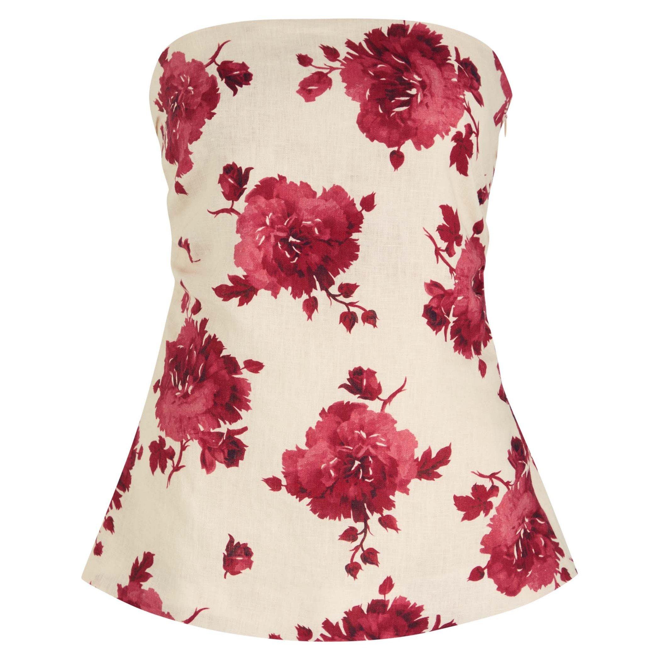 RED AND WHITE - Faithfull The Brand - T ALEXA TOP