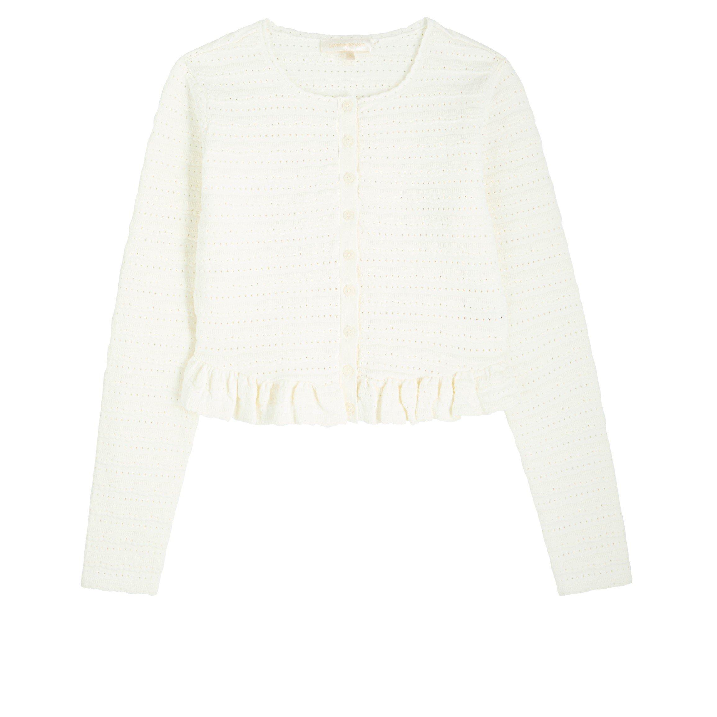 IVORY - LoveshackFancy - T ROGAN CARDIGAN