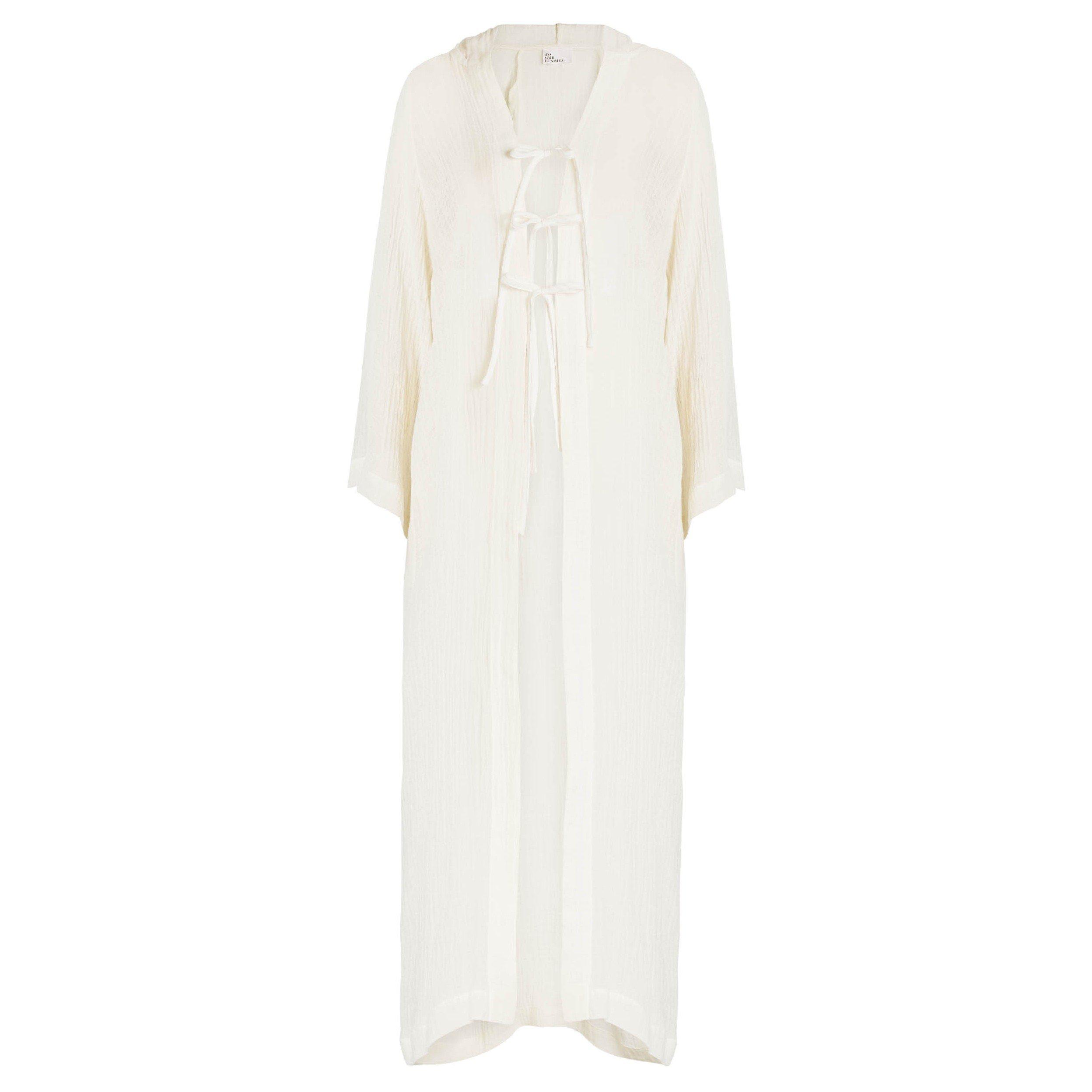 WHITE - Lisa Marie Fernandez - LT BEACH CAPE MAXI
