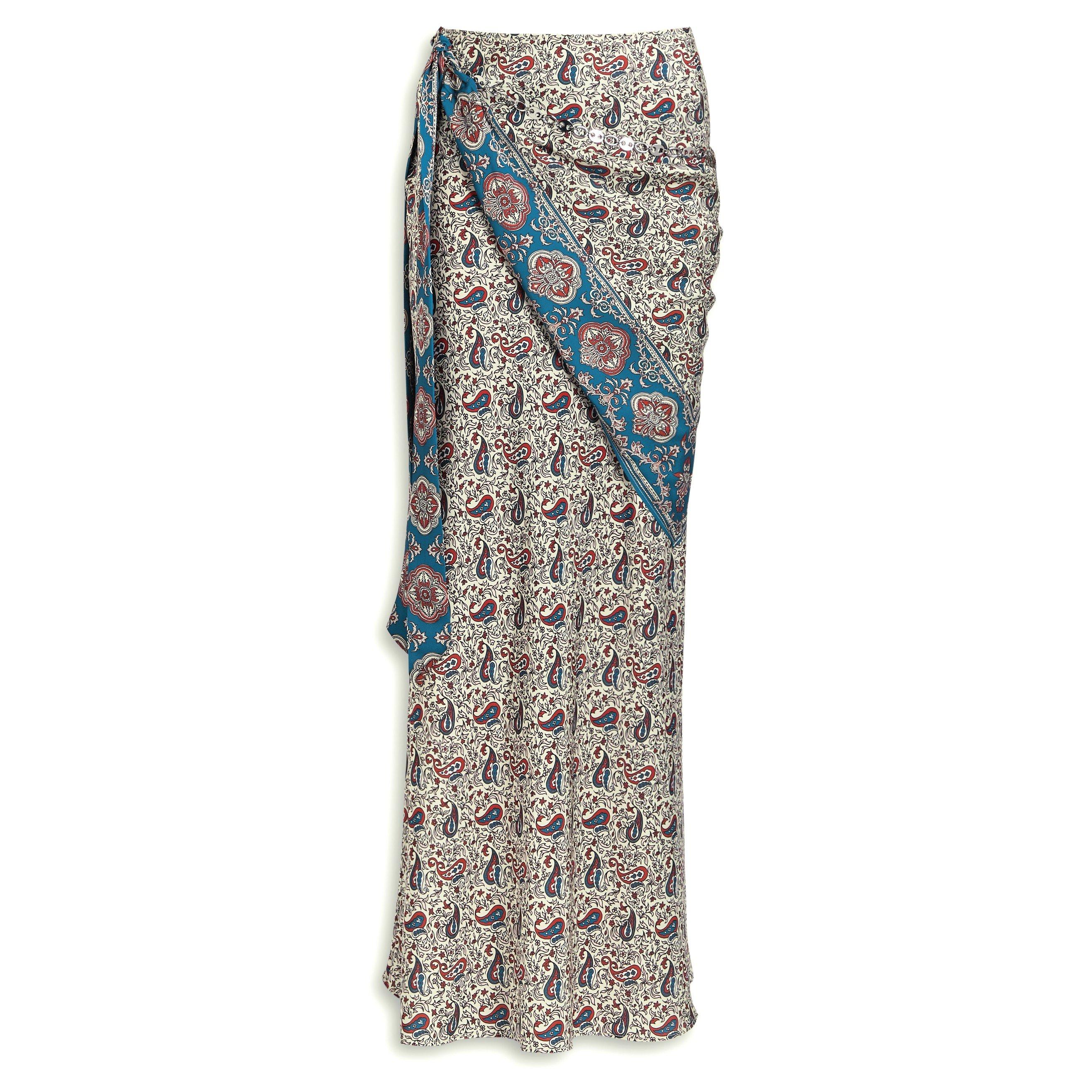 MULTI PRINT - Rabanne - JUPE PAISLEY LONG SKIRT