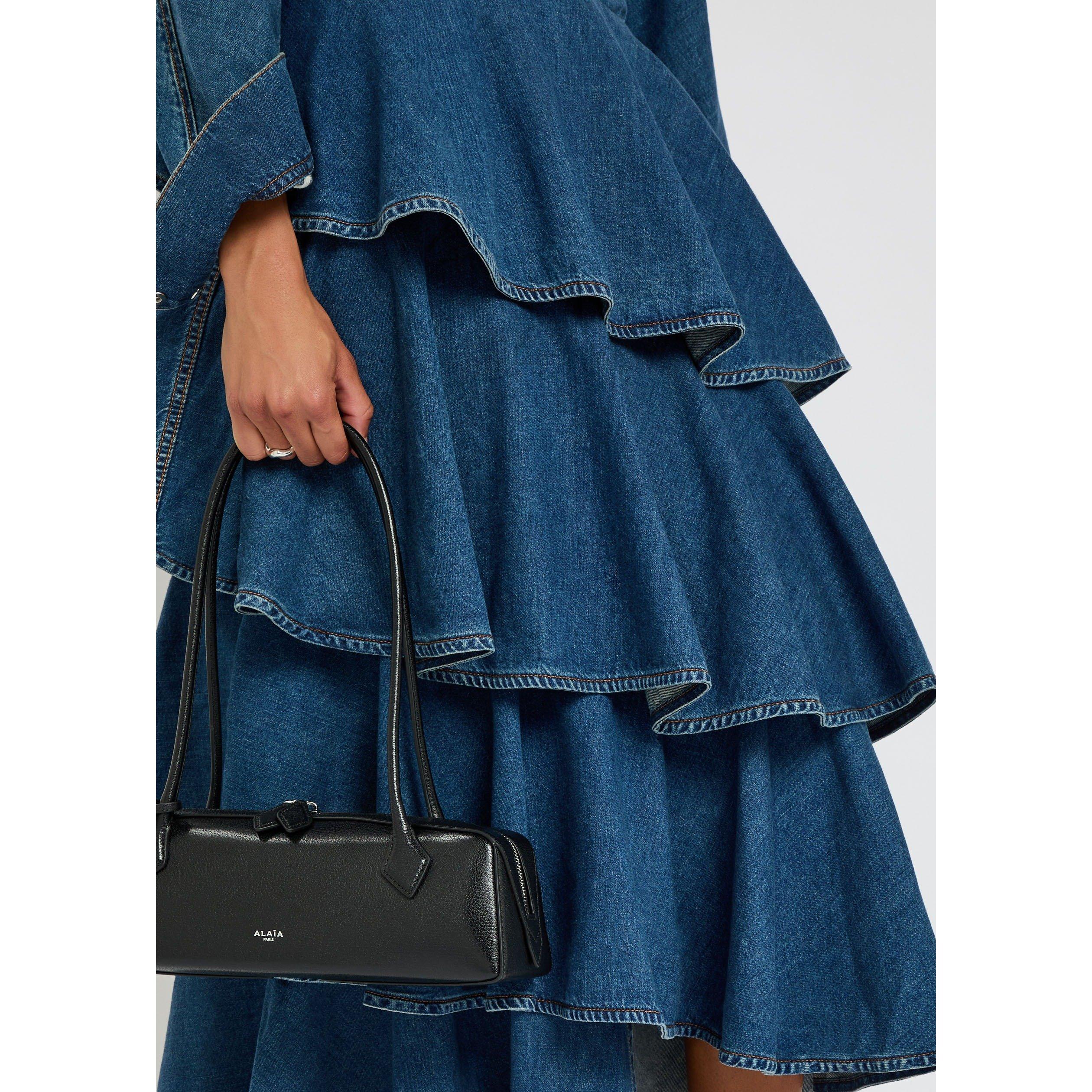 BLUE - Alaia - SPIRAL SKIRT - 4
