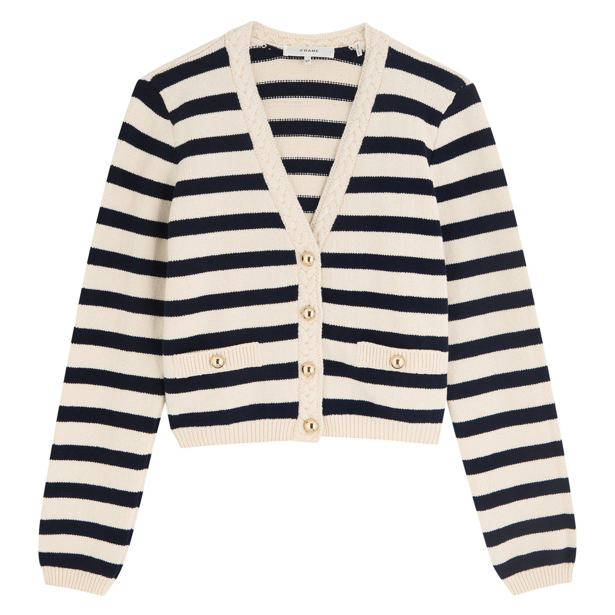 NAVY AND OTHER - Frame Denim - THE HARBOR CARDIGAN