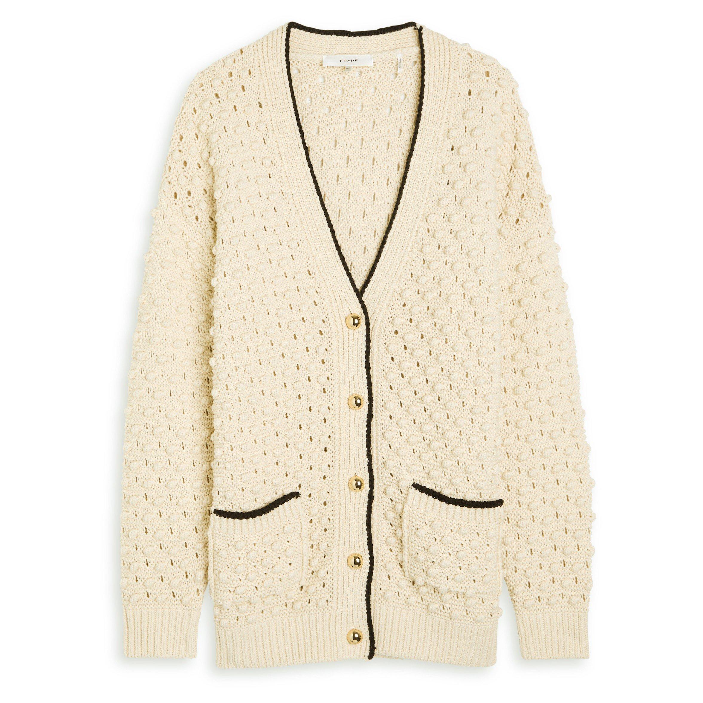 CREAM - Frame Denim - THE BAUBLE CARDIGAN