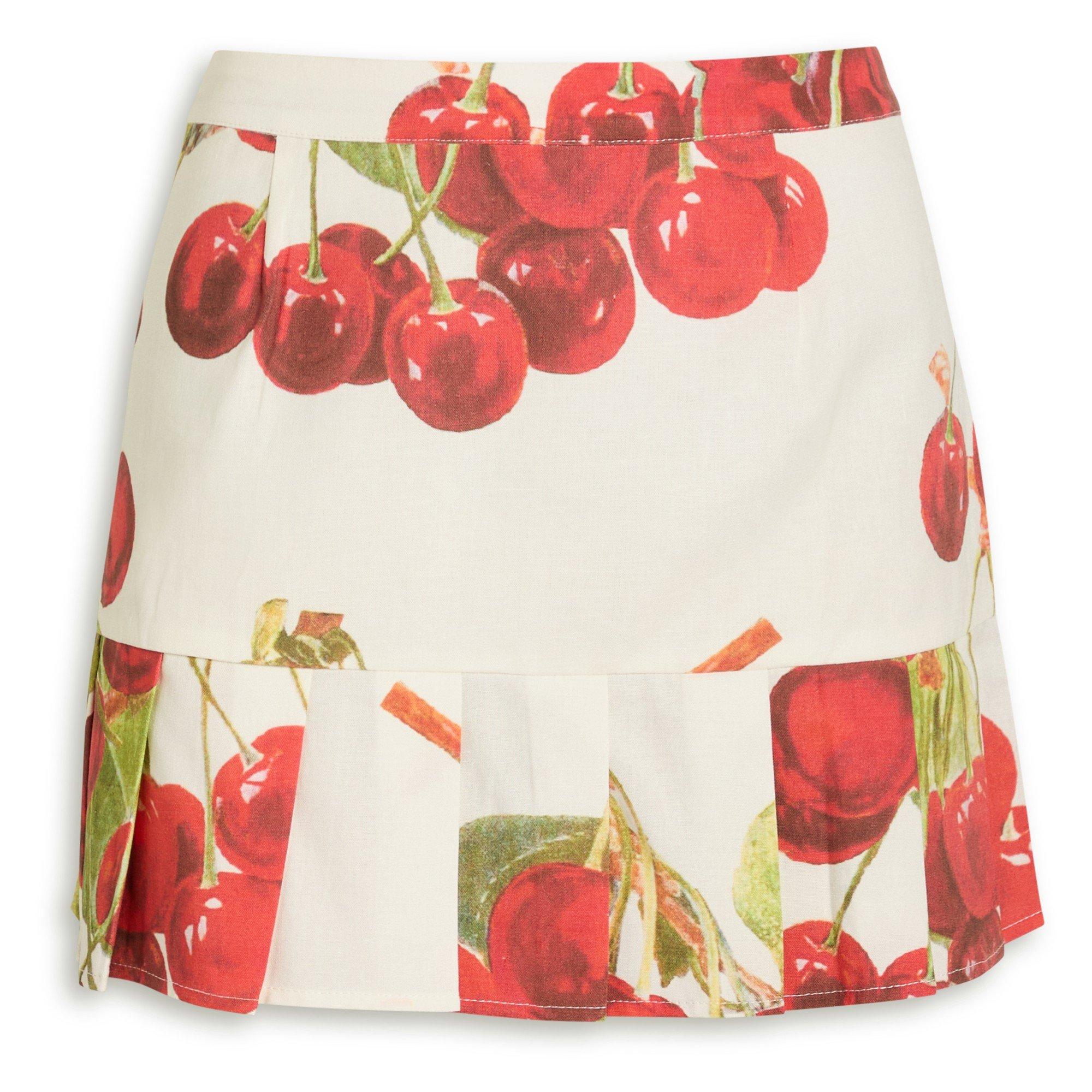 WHITE AND OTHER - House Of Sunny - SS THE CHERRY PLEAT SKIRT