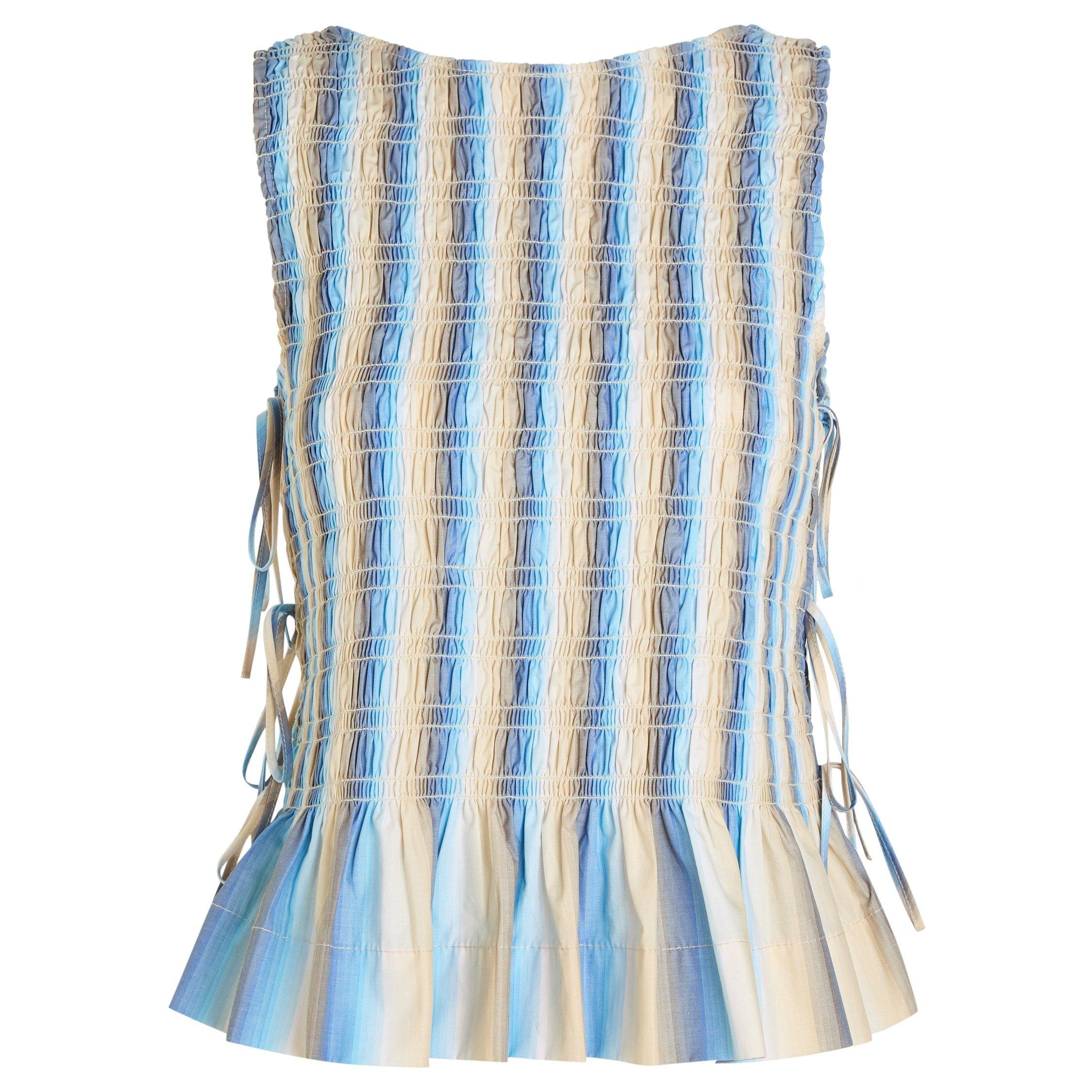 MULTICOLOURED - Ganni - T OMBRE STRIPE TOP