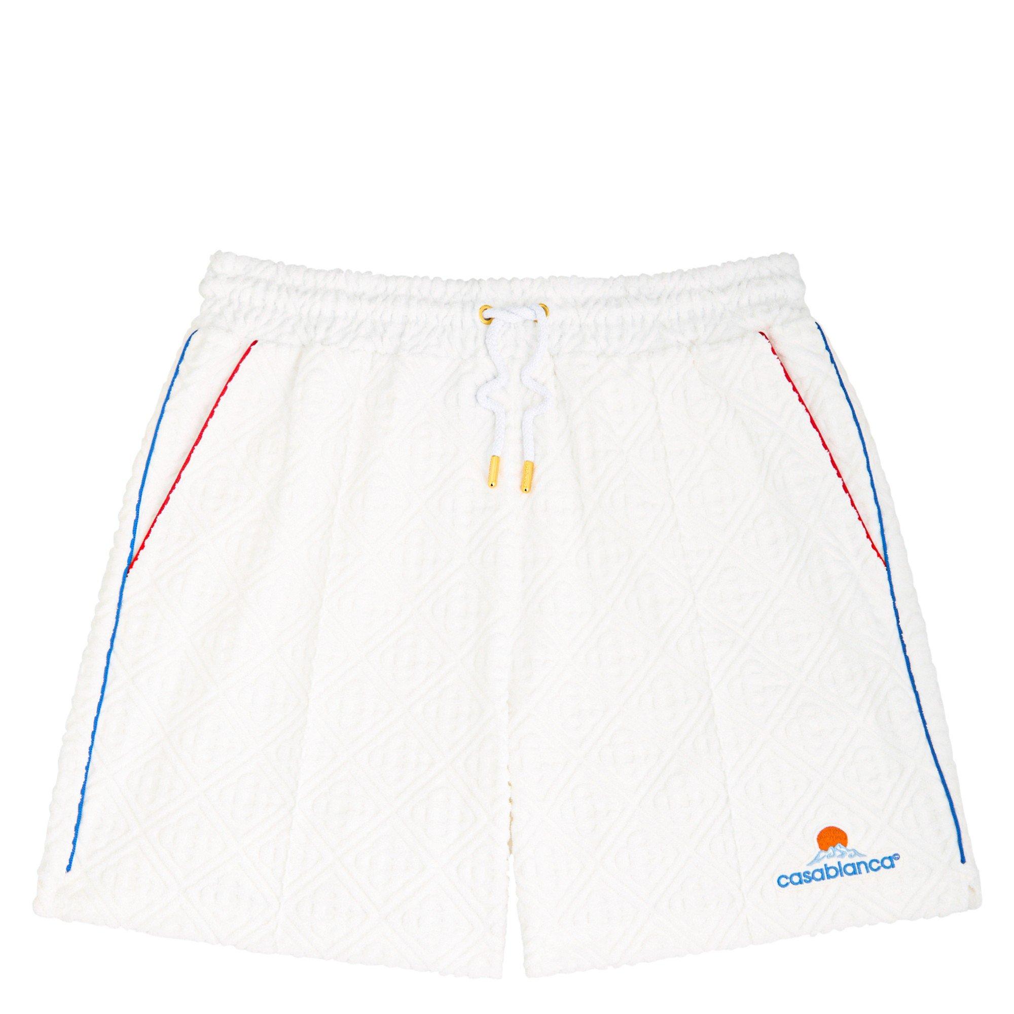 WHITE - Casablanca - CAS MENS TOWELLING SHORTS