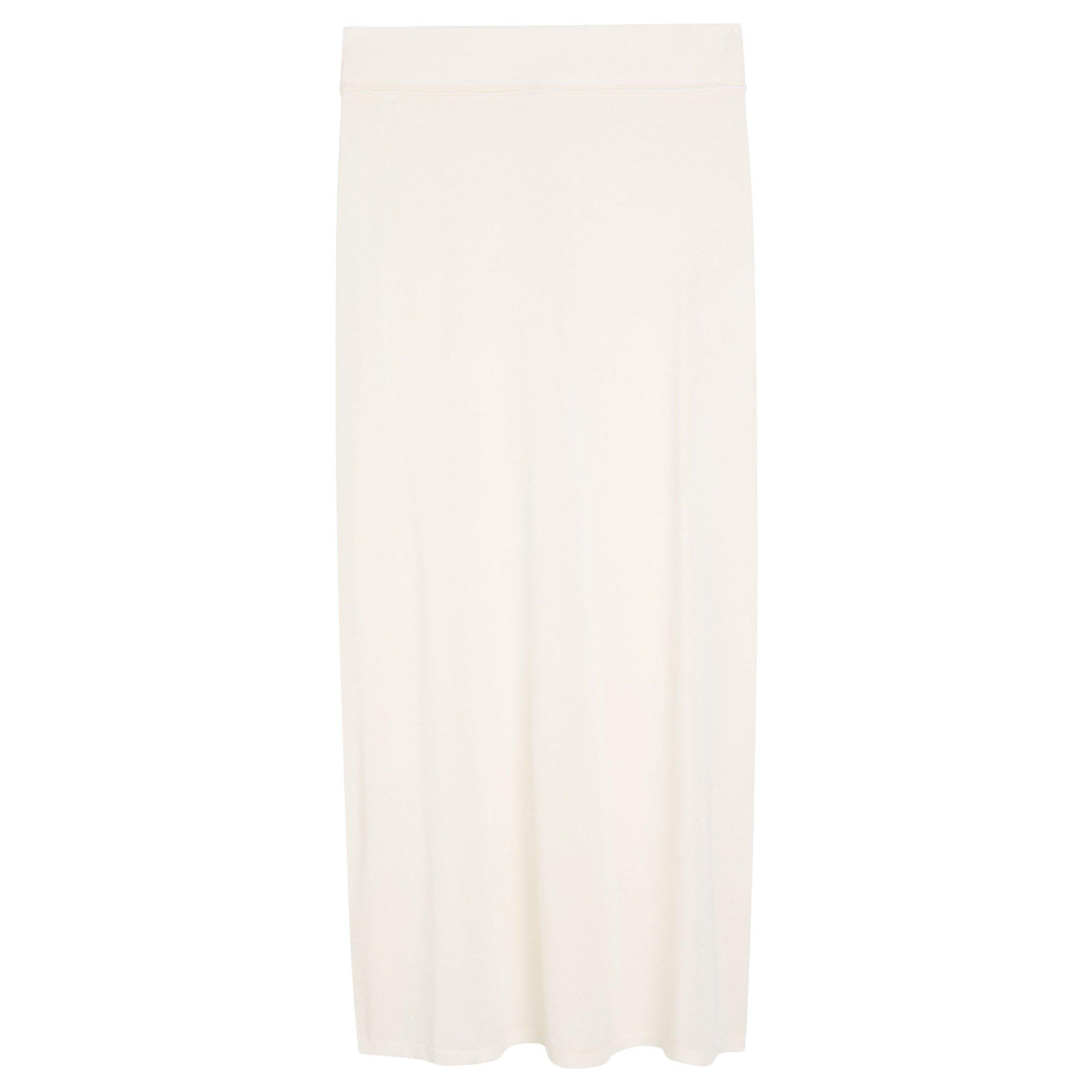 WHITE - Toteme - LONG KNIT SKIRT