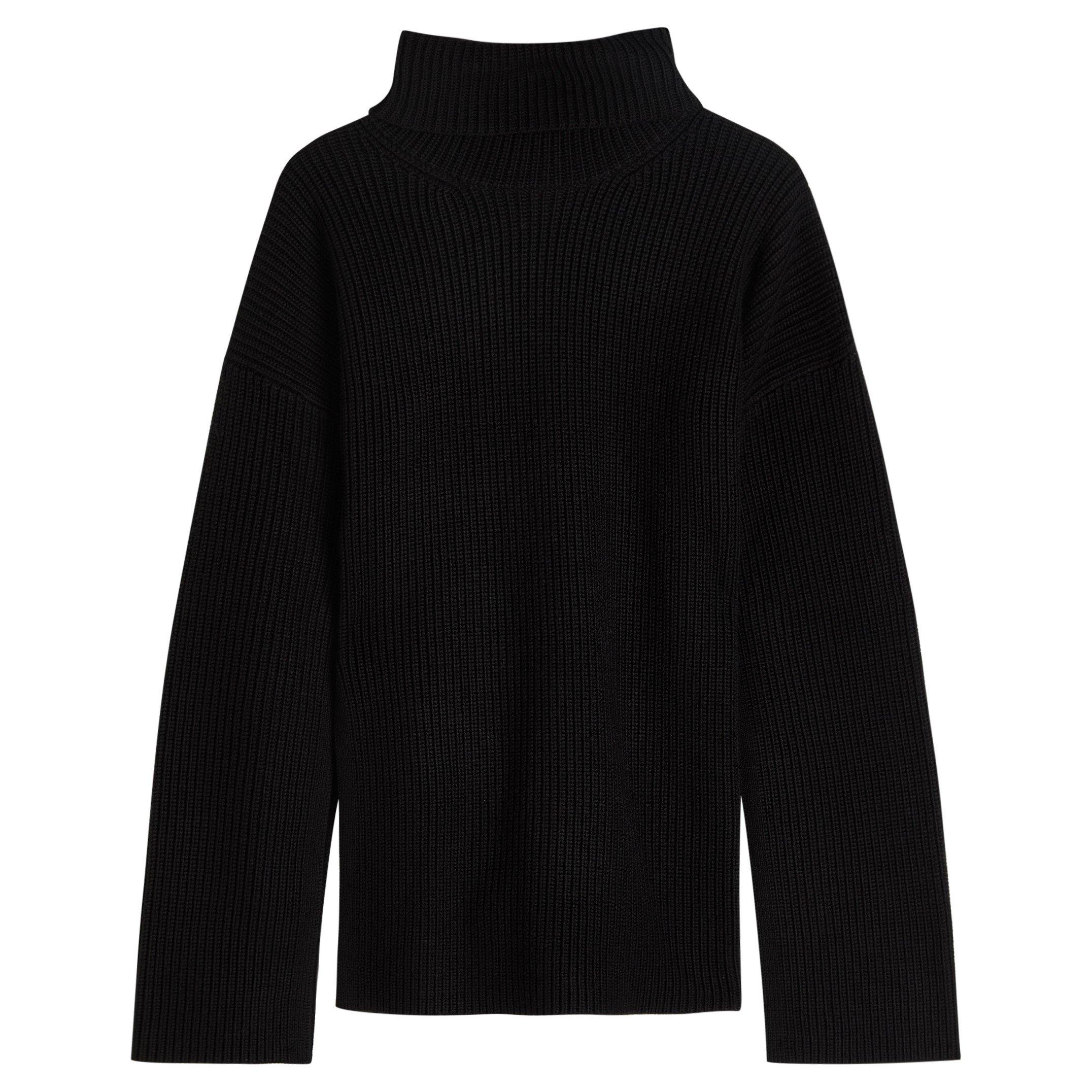 BLACK - Toteme - SLIT SLEEVE KNIT