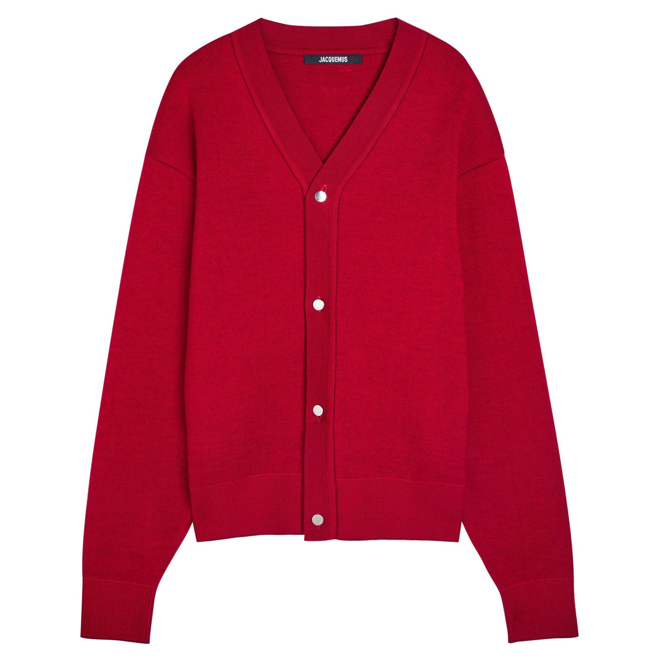 RED - Jacquemus - JAC LE CARDIGAN DOPPIO