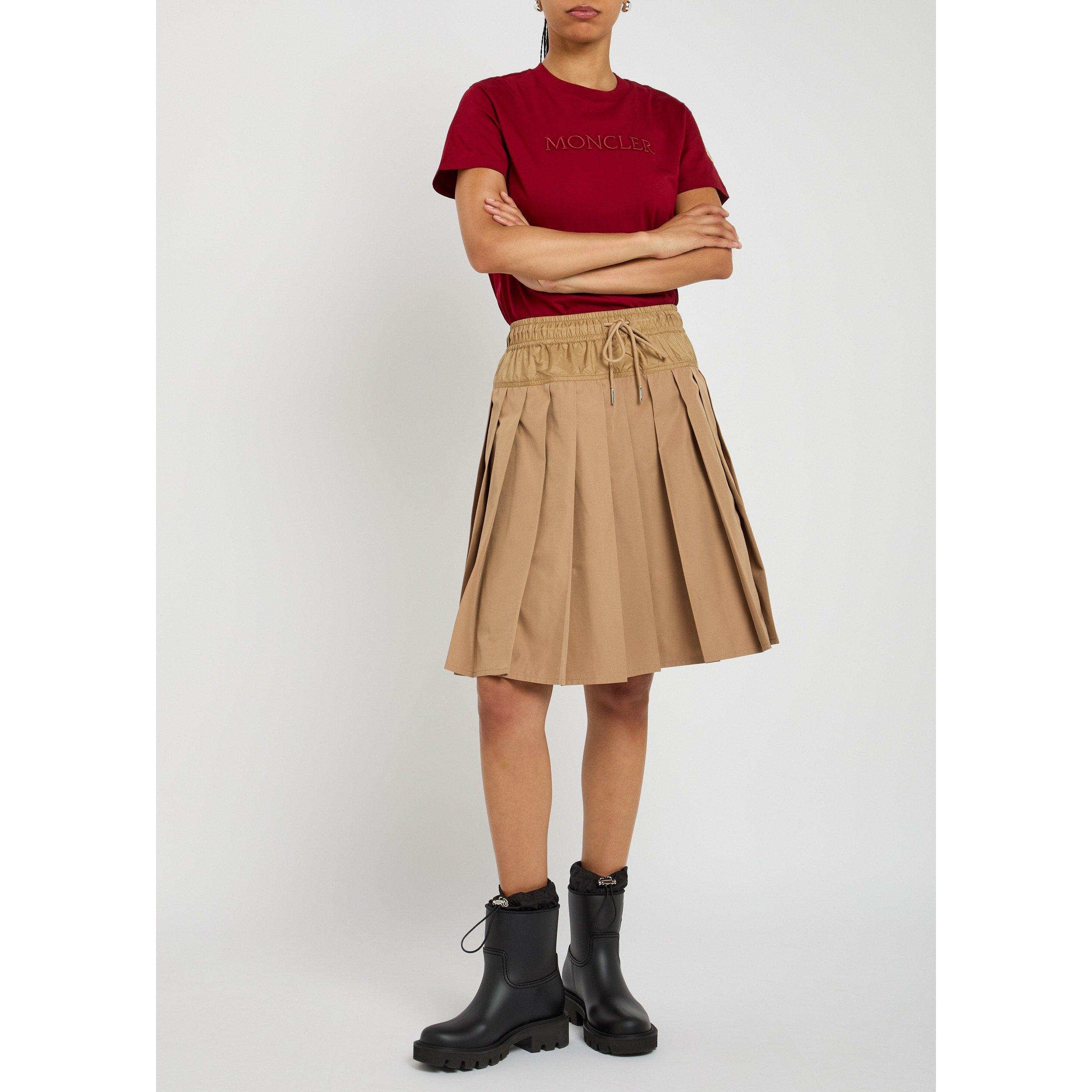 TAN - Moncler - Women's Pleated Skirt - 5