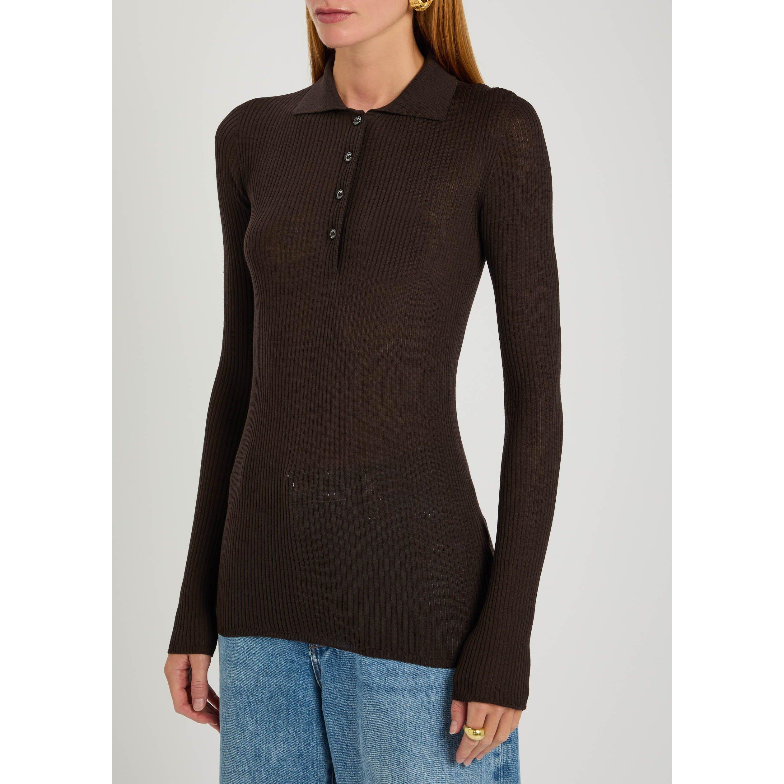 BLACK - Moncler - L S POLO - 2