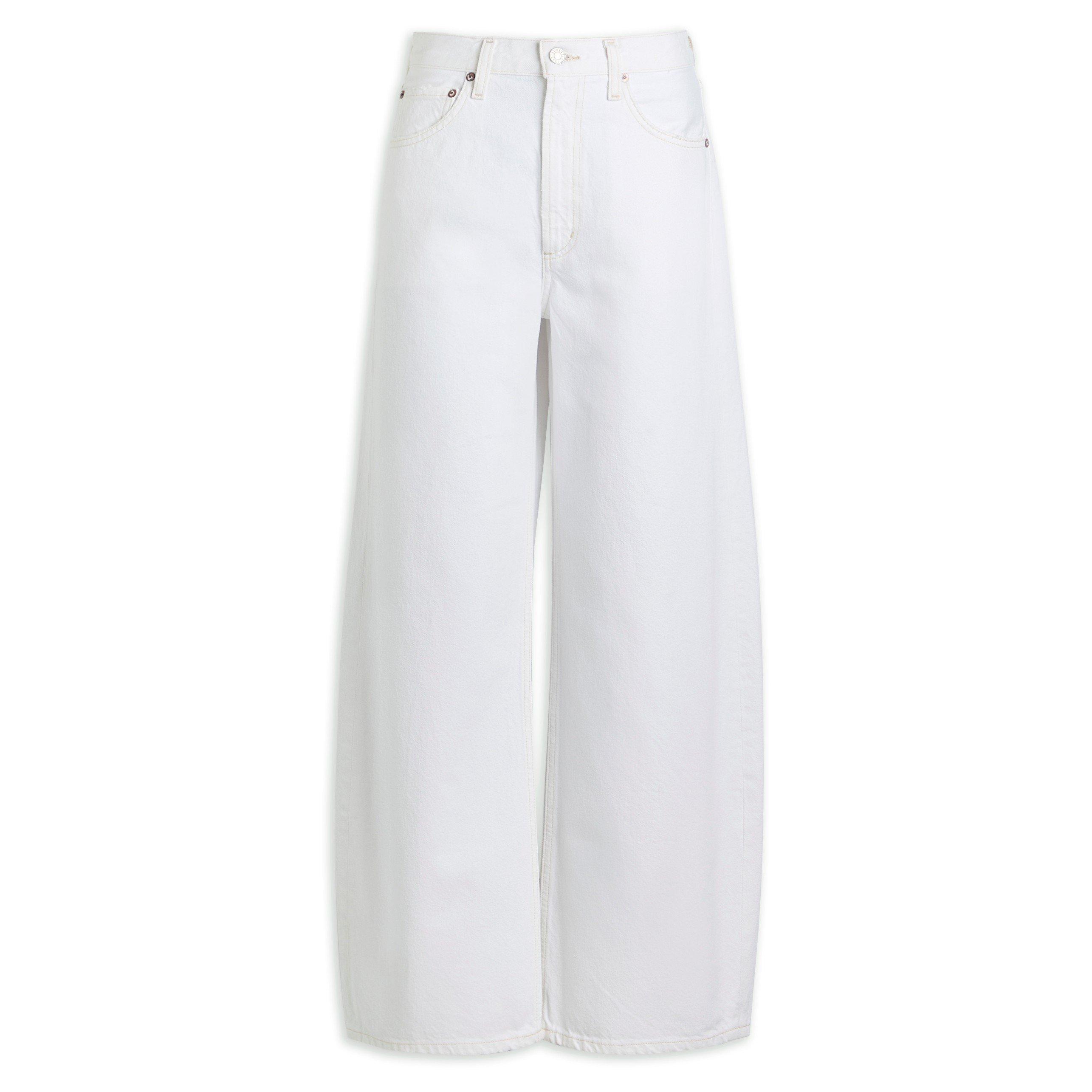 WHITE - Agolde - JE LOW CURVE JEAN IN MILKSHAKE