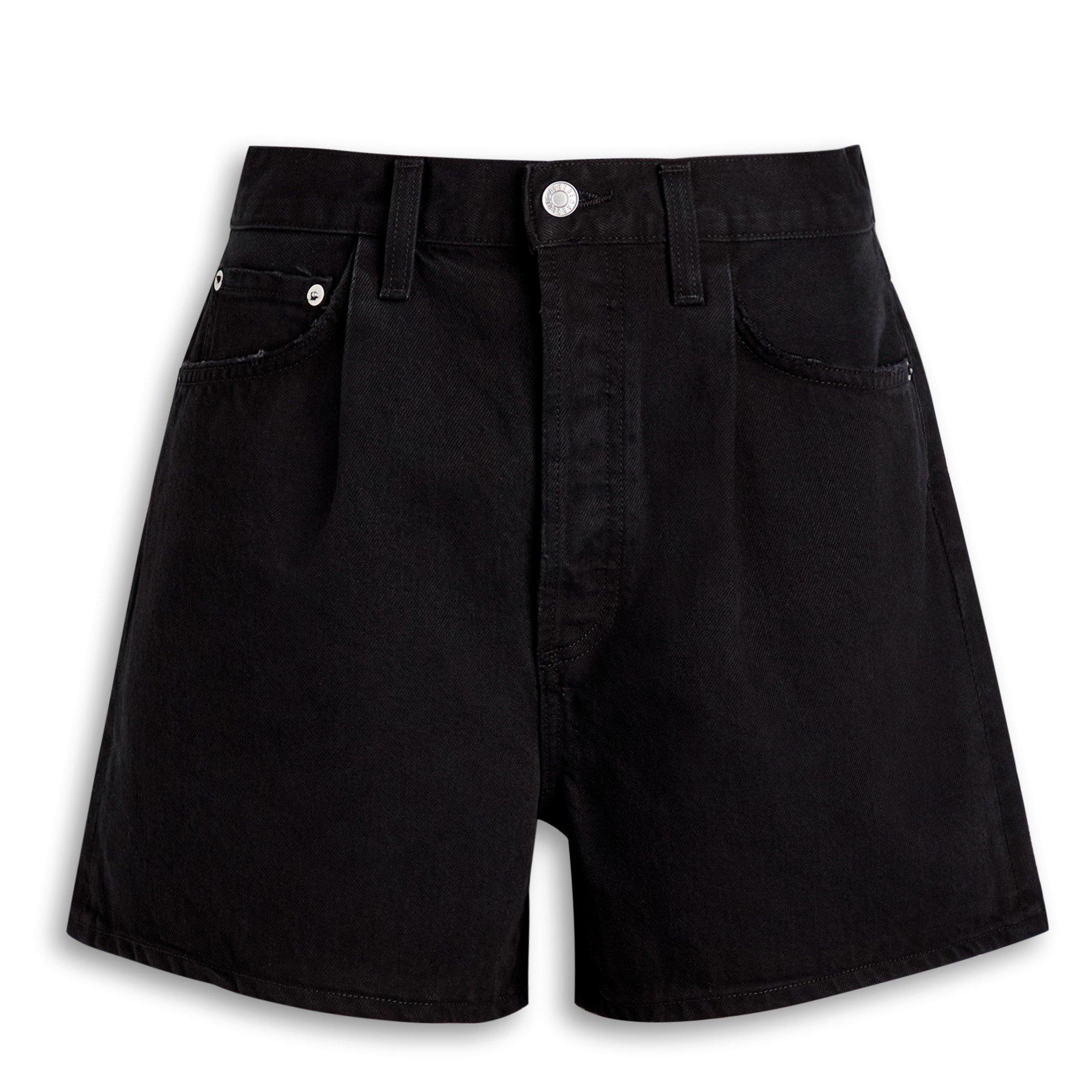 BLACK - Agolde - SH RHODA SHORT IN HOLT ORGANI