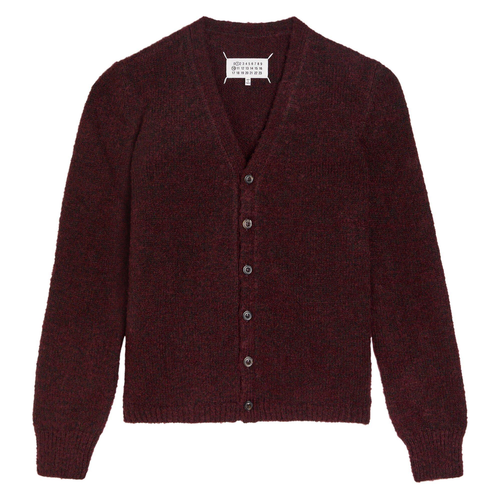 BURGUNDY - Maison Margiela - SLIM FIT CARDIGAN