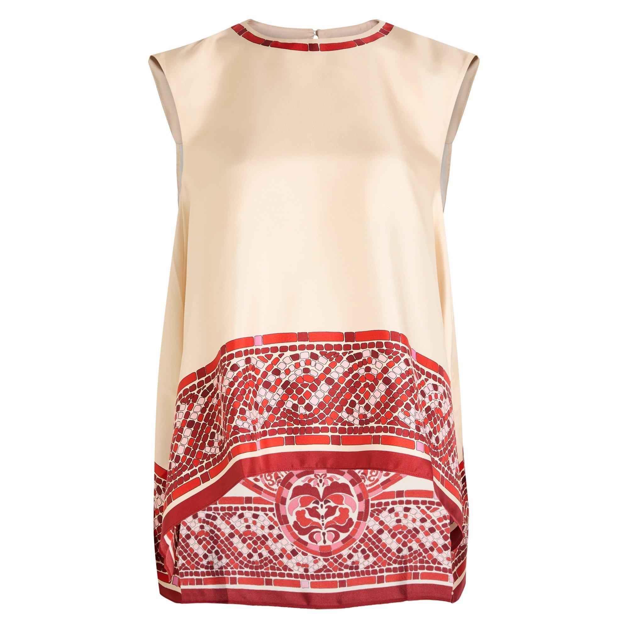 MULTICOLOURED - La DoubleJ - Women's San Carlo Placée Silk Sleeveless Shirt