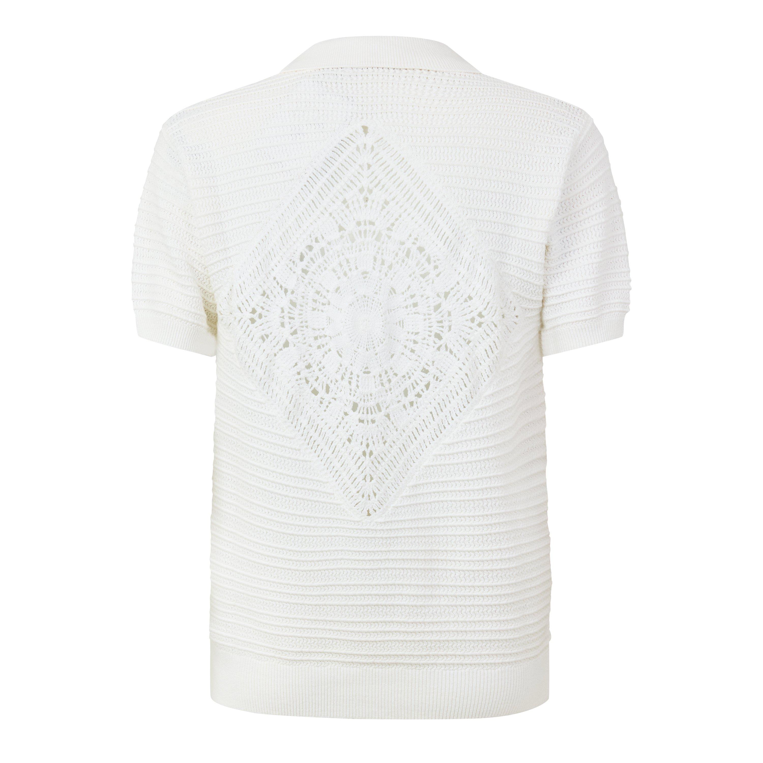 ECRU - Frescobol Carioca - FC KNIT CROCHET CARDI - 2
