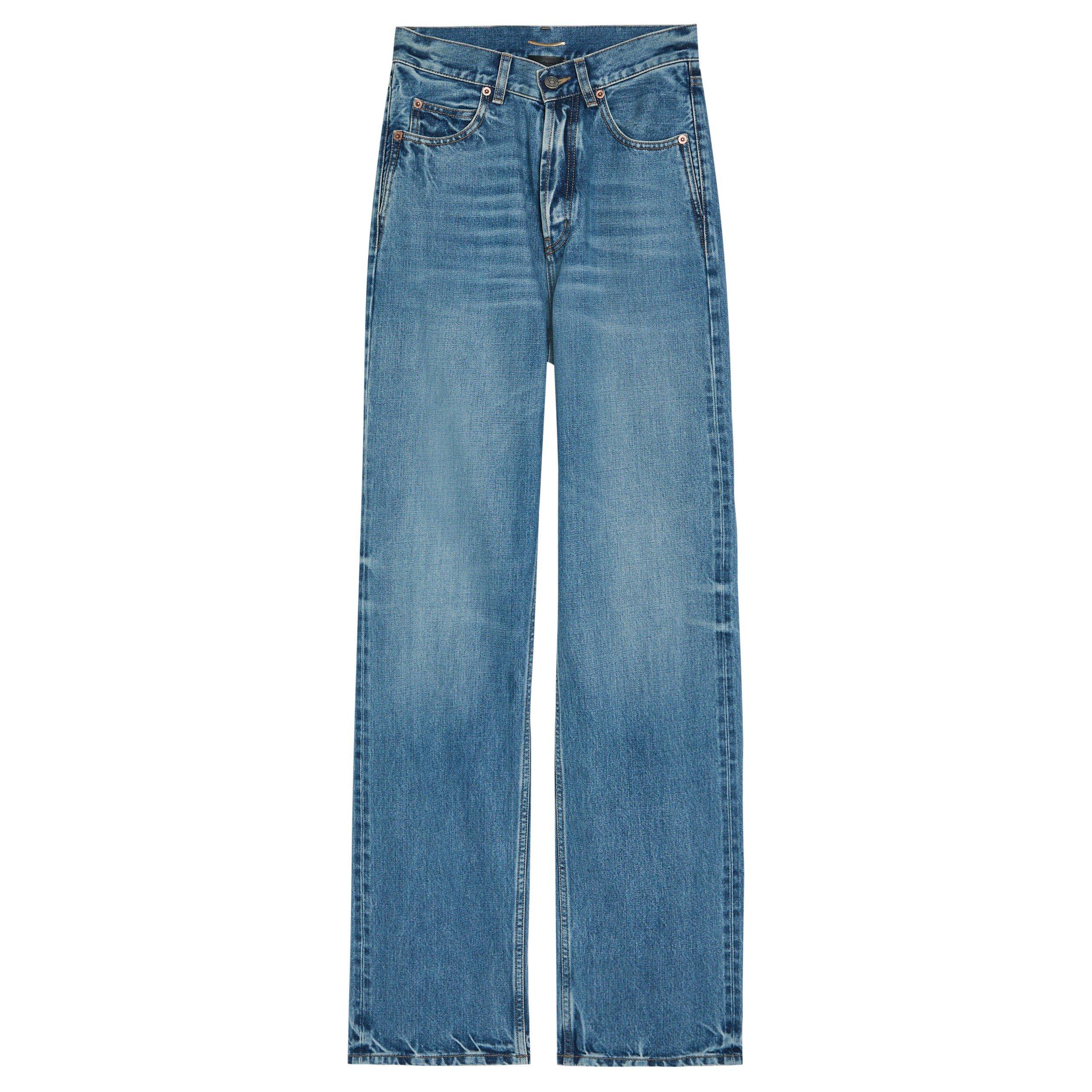 DENIM - Saint Laurent - V WAIST BAGGY JEANS - 1
