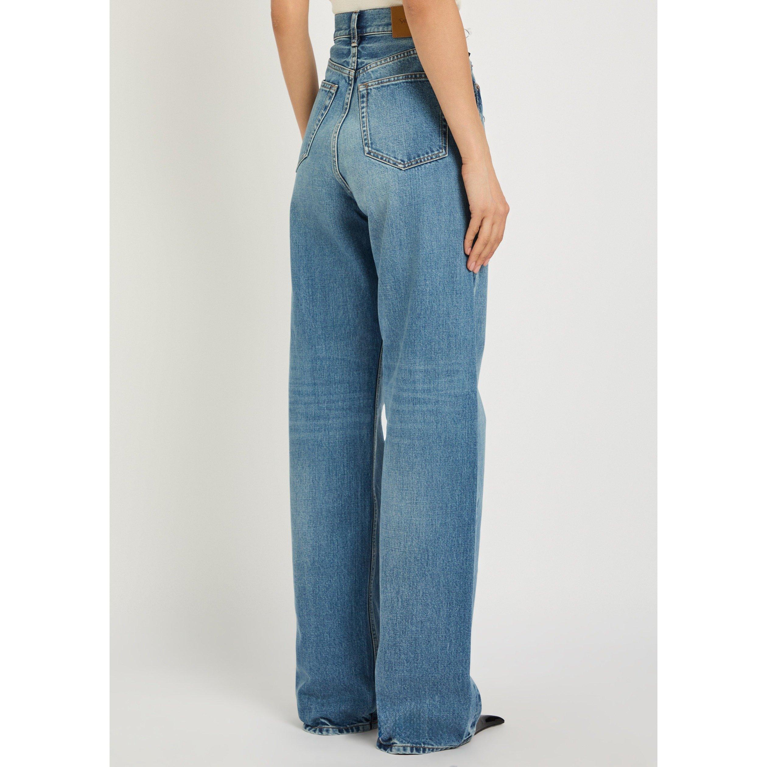 DENIM - Saint Laurent - V WAIST BAGGY JEANS - 3