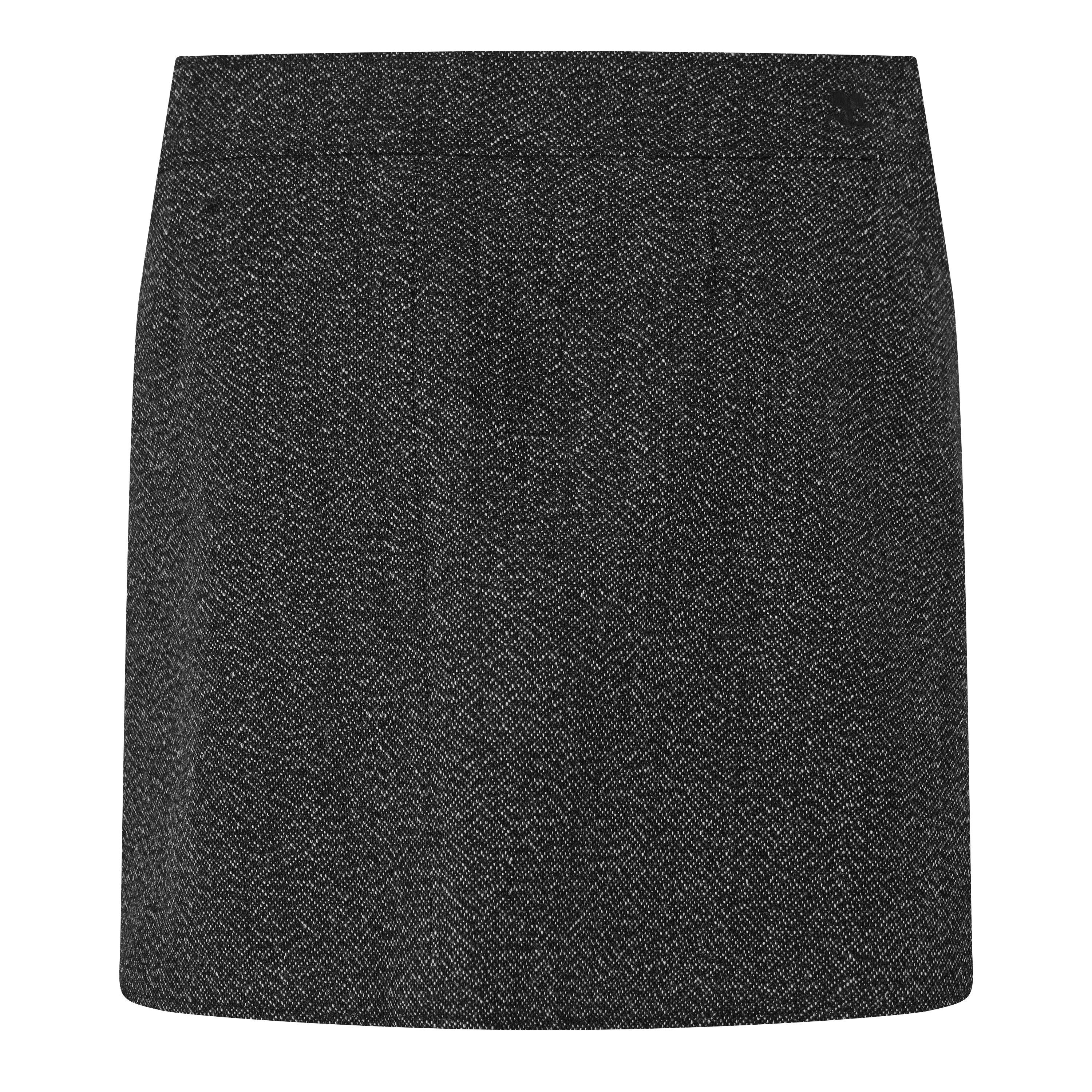 BLACK AND WHITE - Courreges - 2POCKET CAVIAR MINI SKIRT - 2