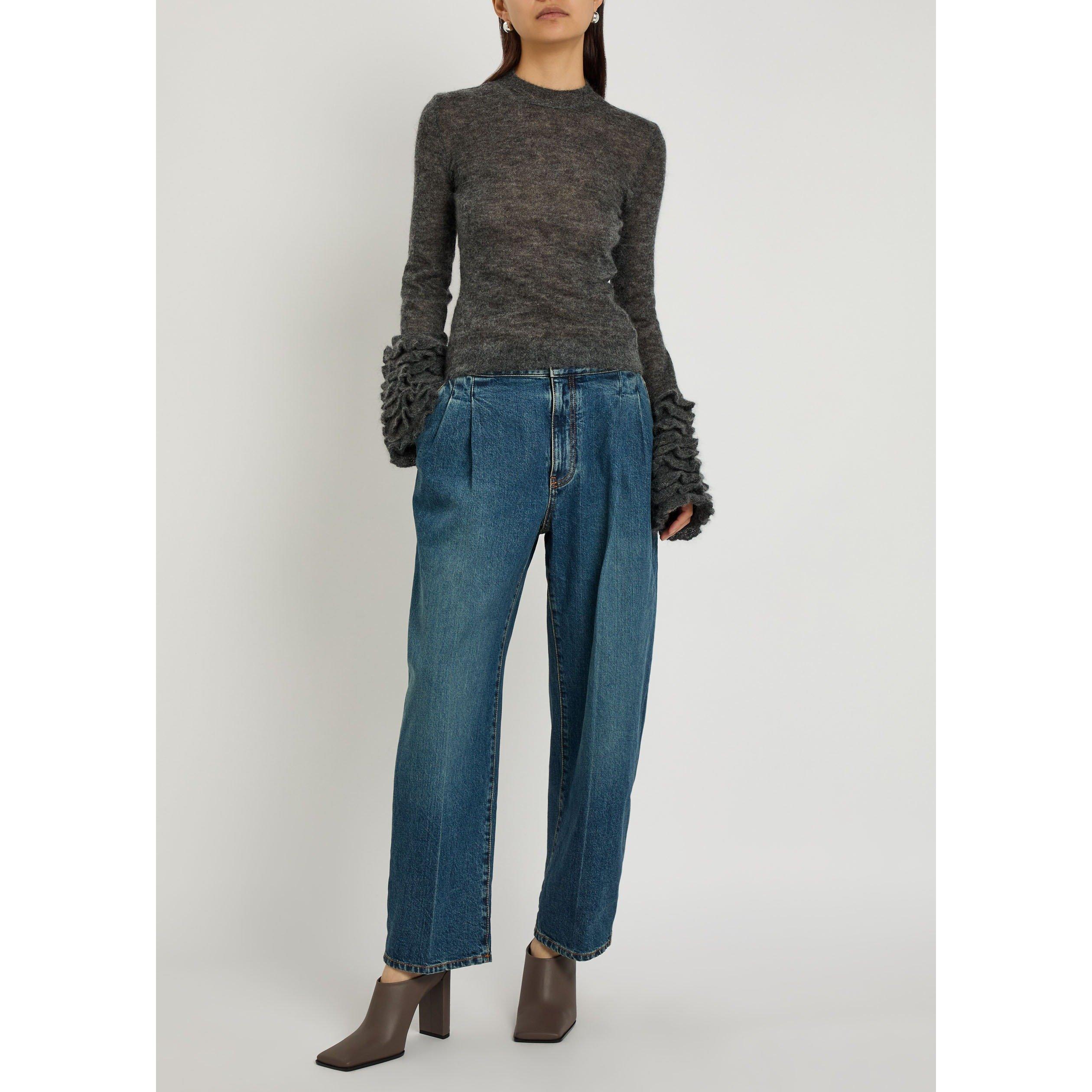 GREY - Alaia - FRILLS JUMPER - 5