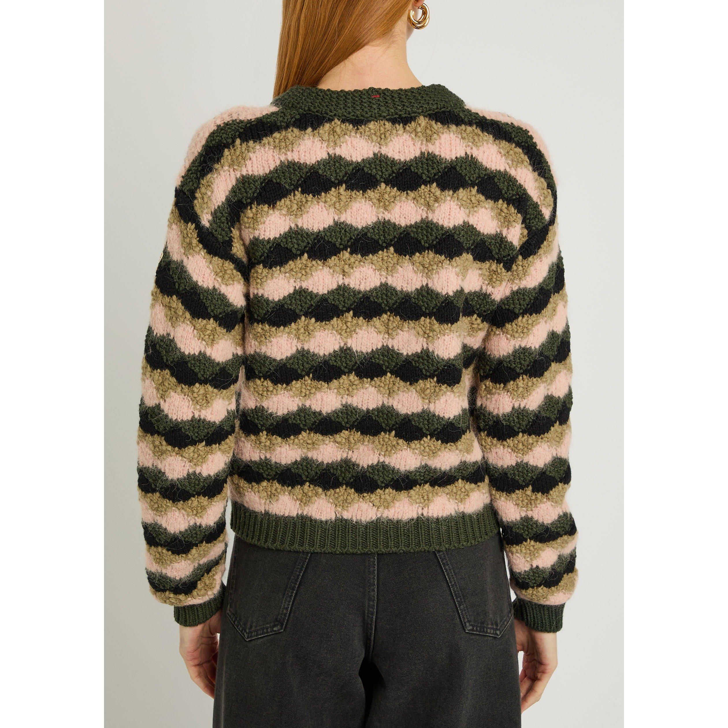 GREEN - Moncler - Women's Wool Crew-Neck Jumper - 3