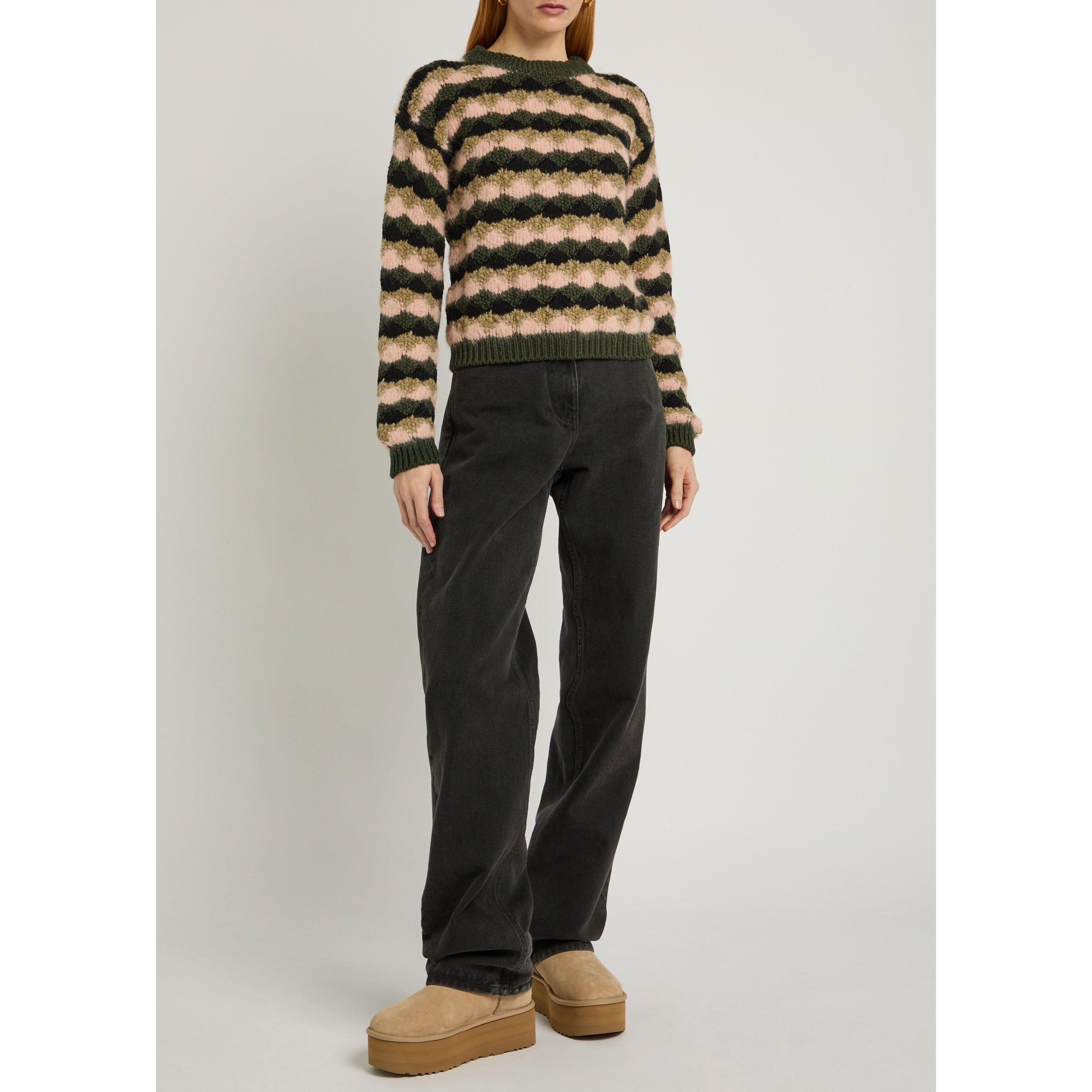 GREEN - Moncler - Women's Wool Crew-Neck Jumper - 5