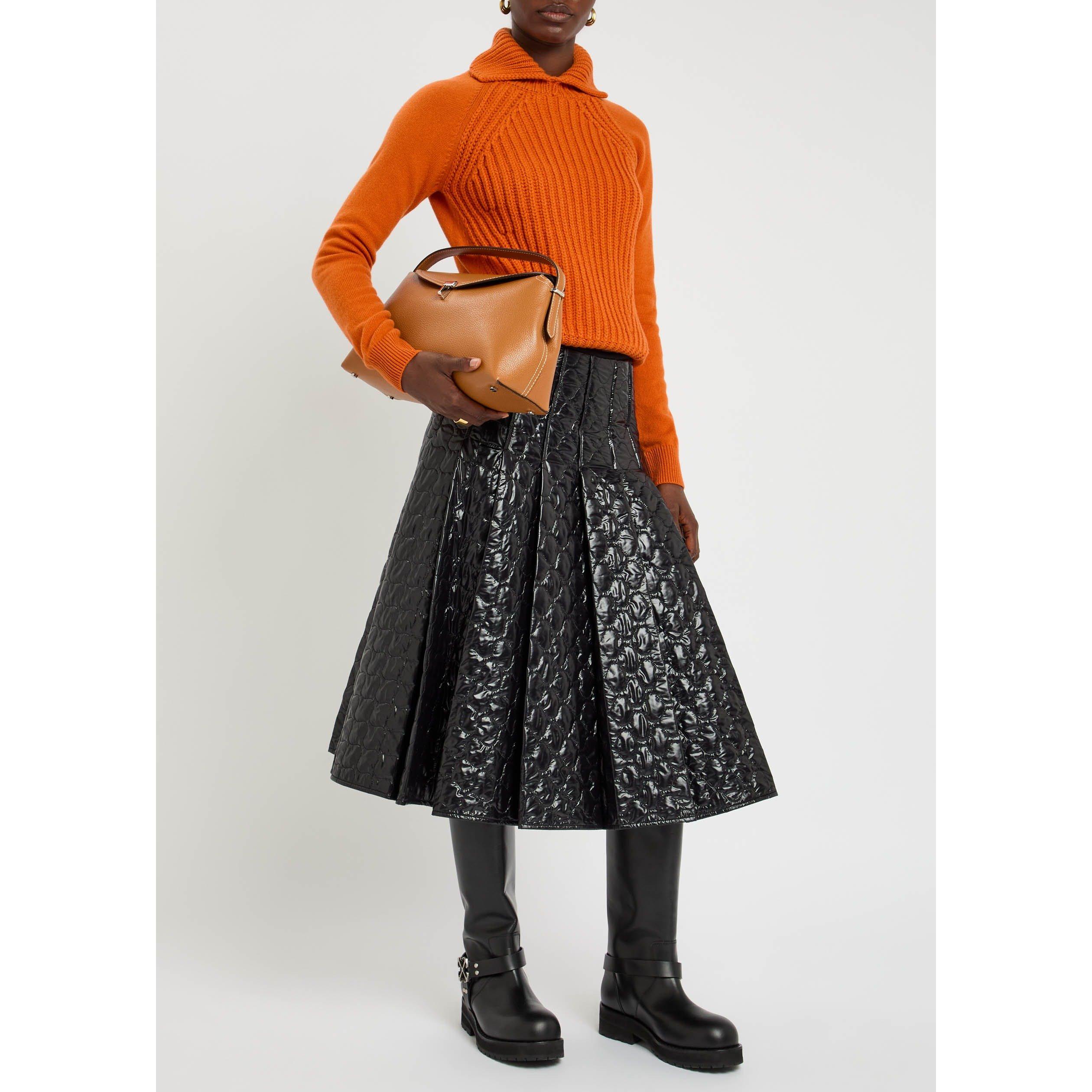 ORANGE - Moncler - Women's Wool and Cashmere Turtle-Neck Jumper - 5