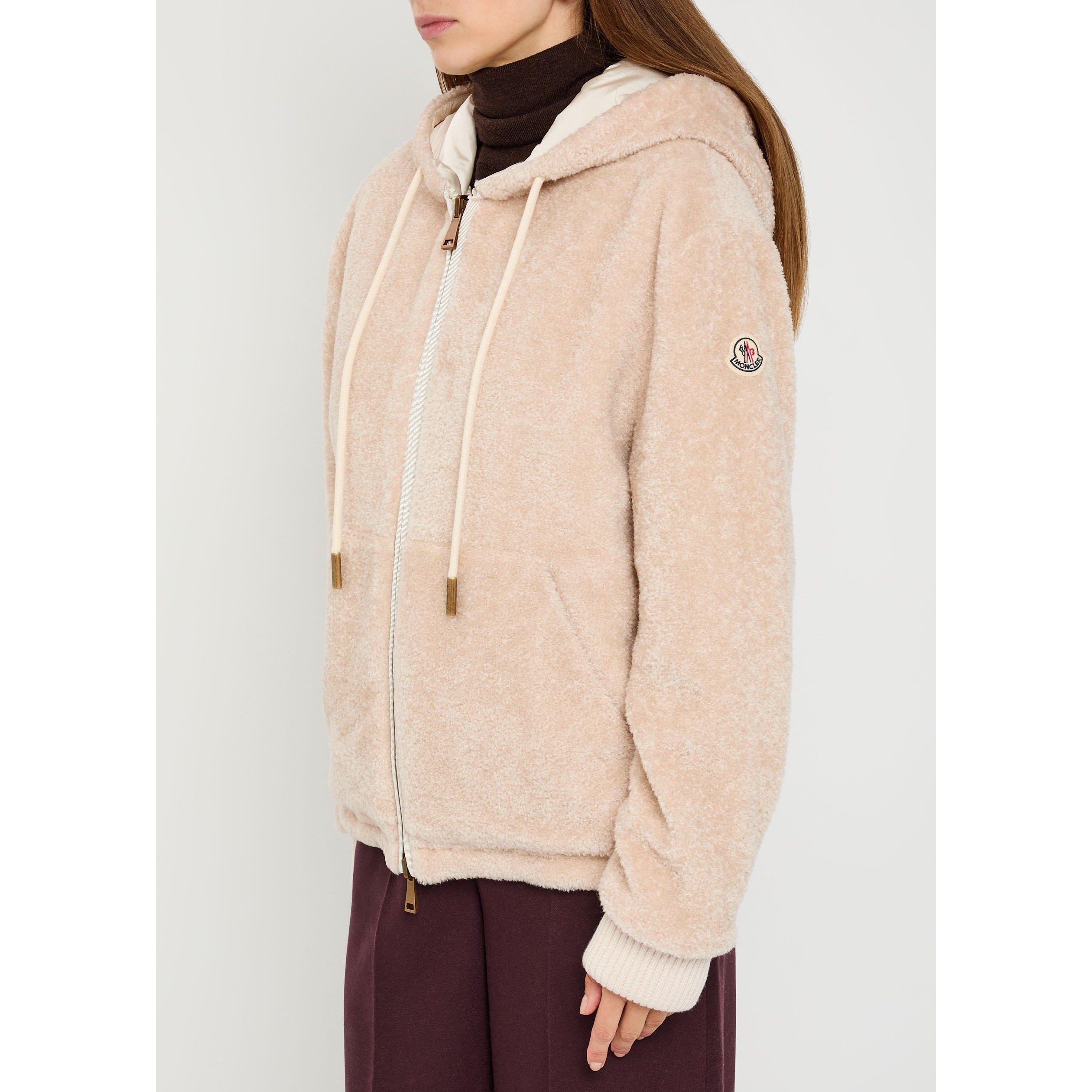 WHITE - Moncler - Women's Reversible Zip-Through Cardigan - 2
