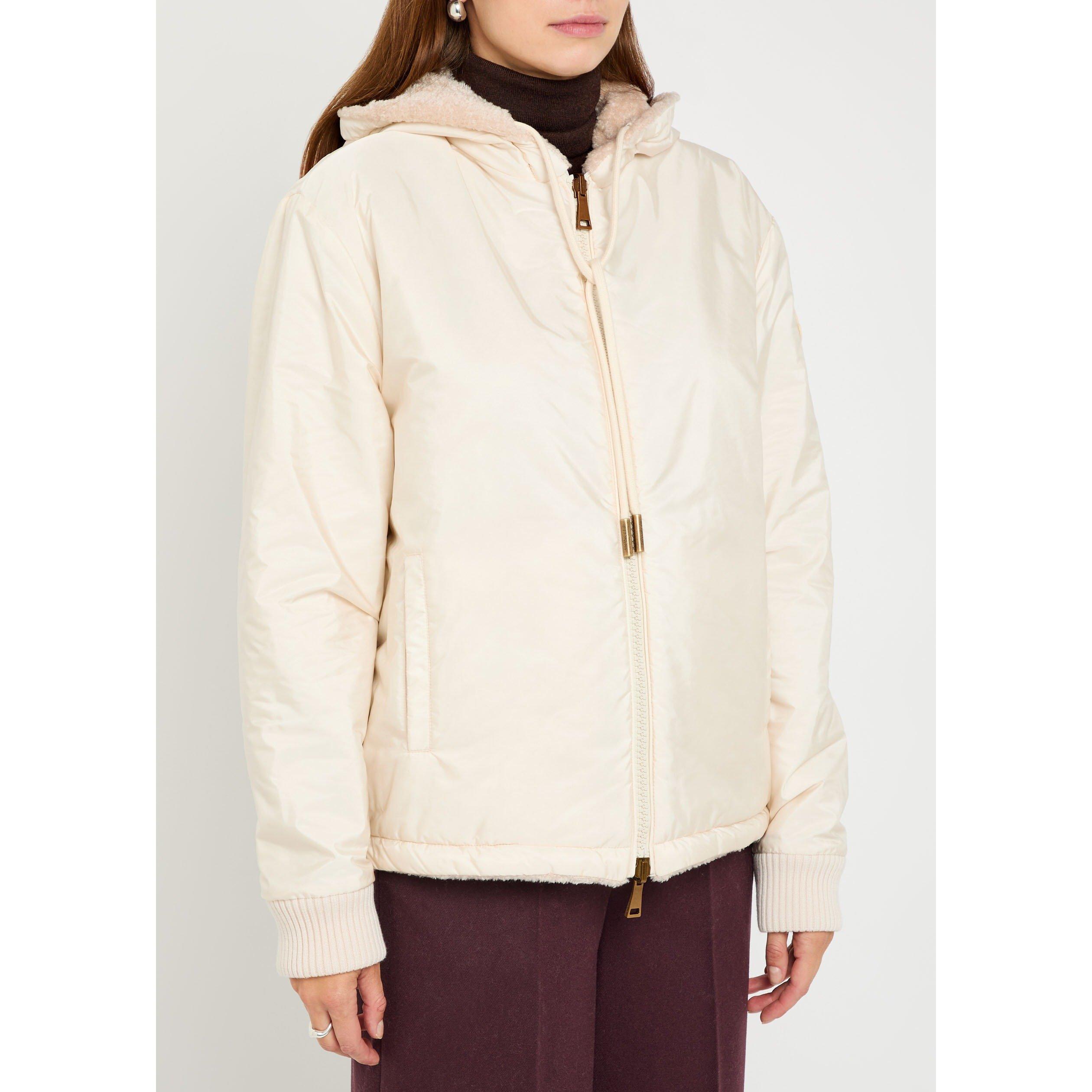 WHITE - Moncler - Women's Reversible Zip-Through Cardigan - 5