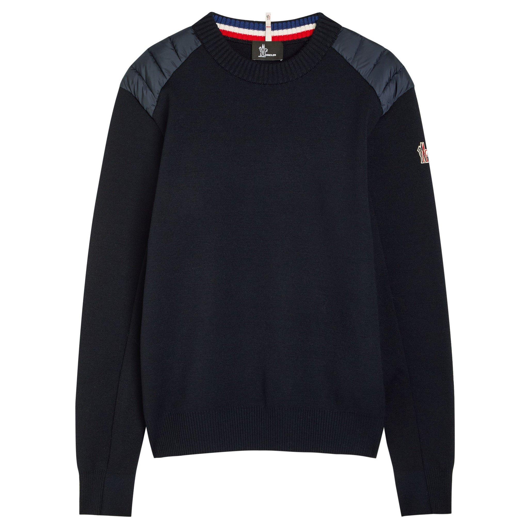 NAVY - Moncler Grenoble - MG NYL SHLDR CN KNIT