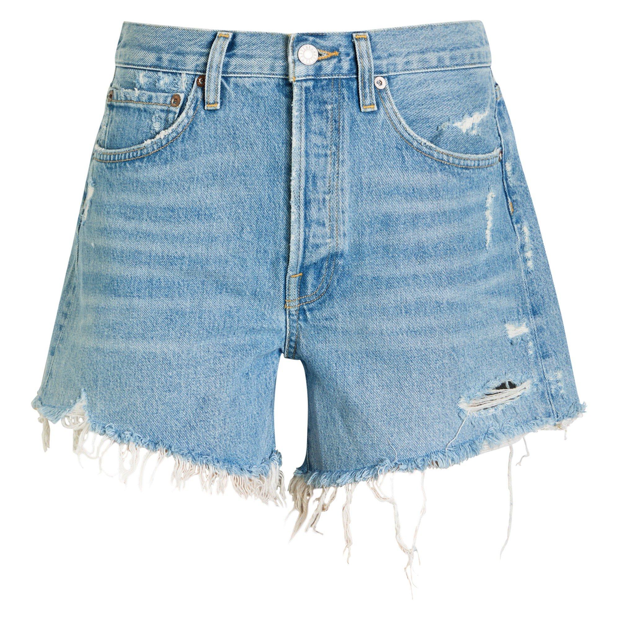 BLUE - Agolde - SH PARKER LONG SHORT IN SWAPME - 1