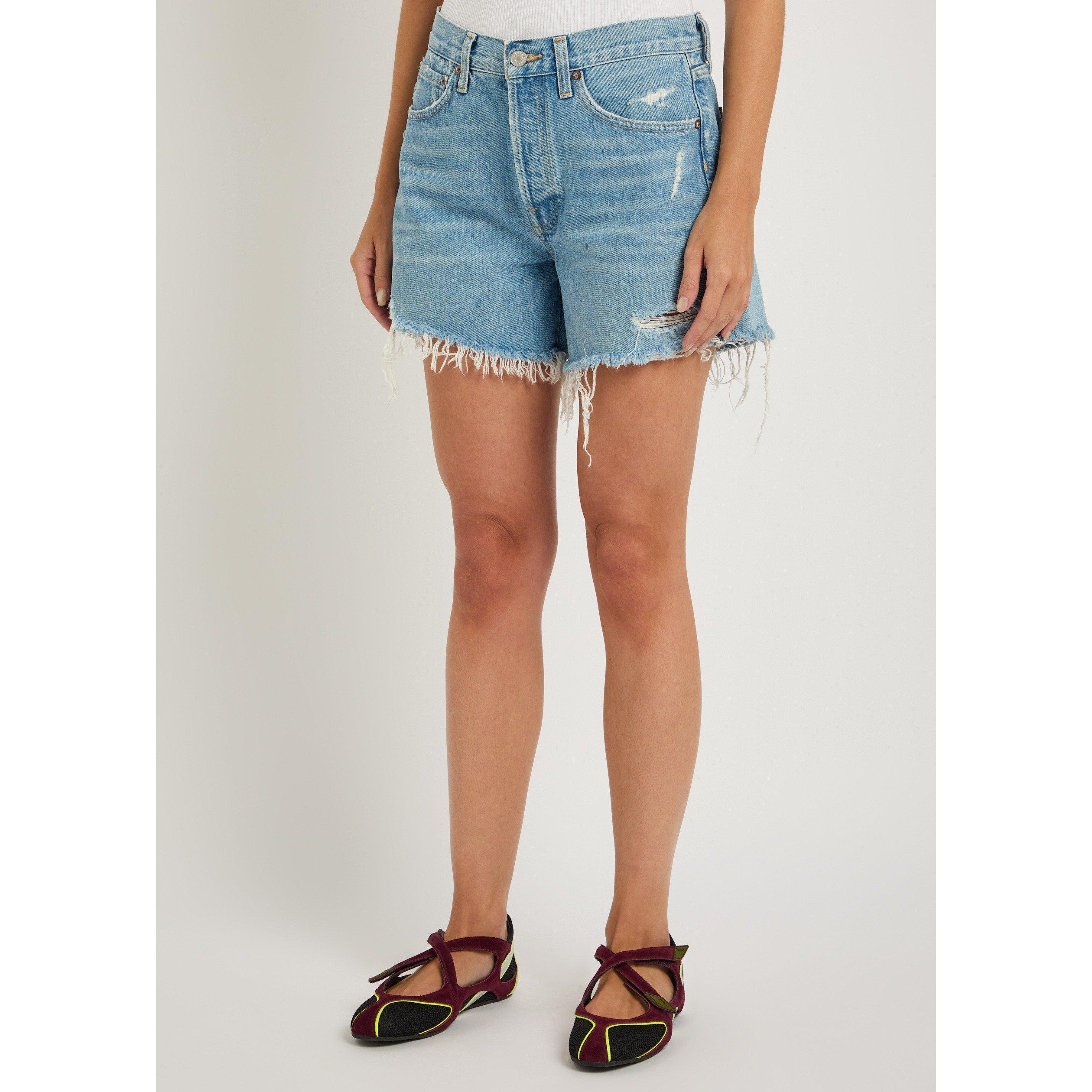 BLUE - Agolde - SH PARKER LONG SHORT IN SWAPME - 2