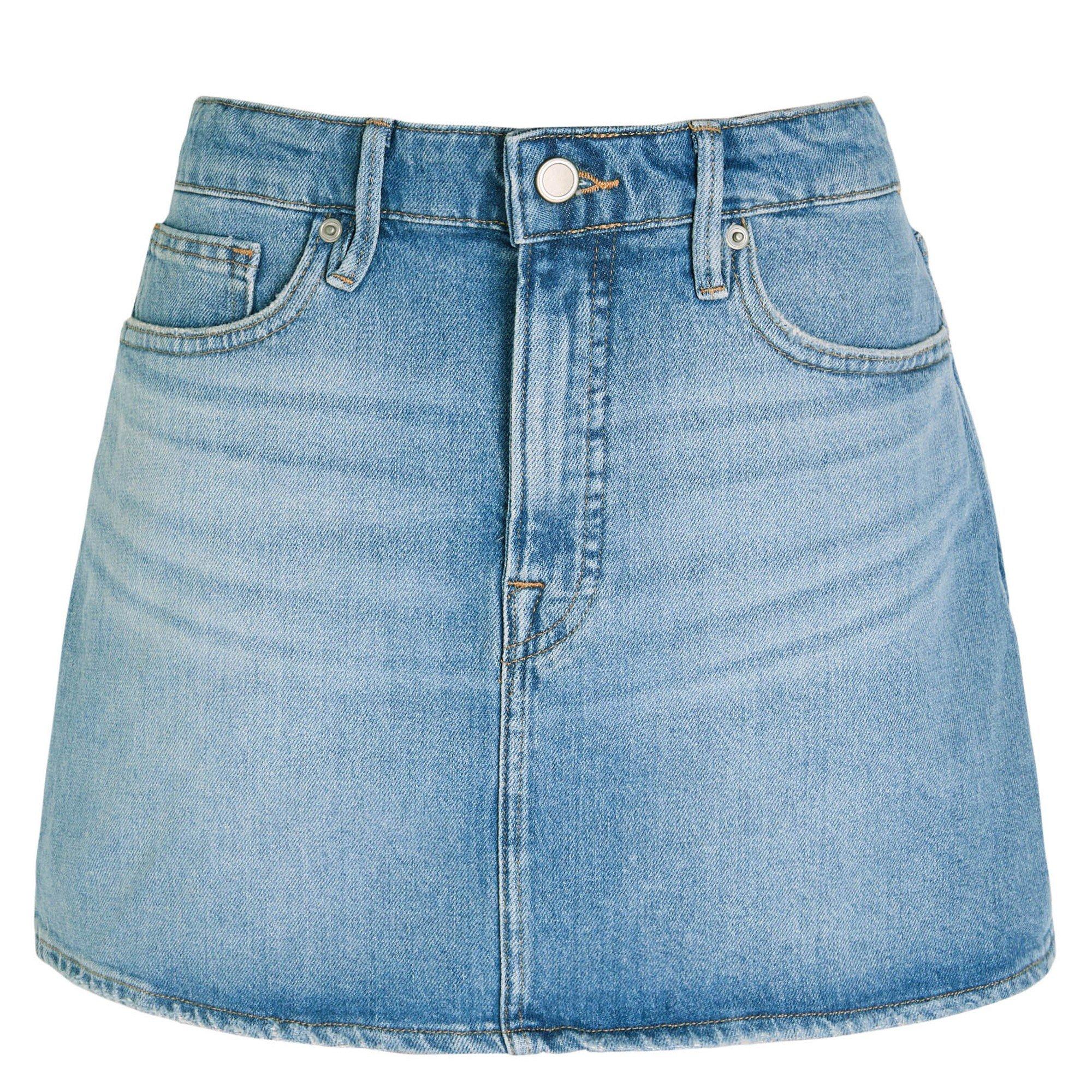 INDIGO - Good American - good 90s mini skirt