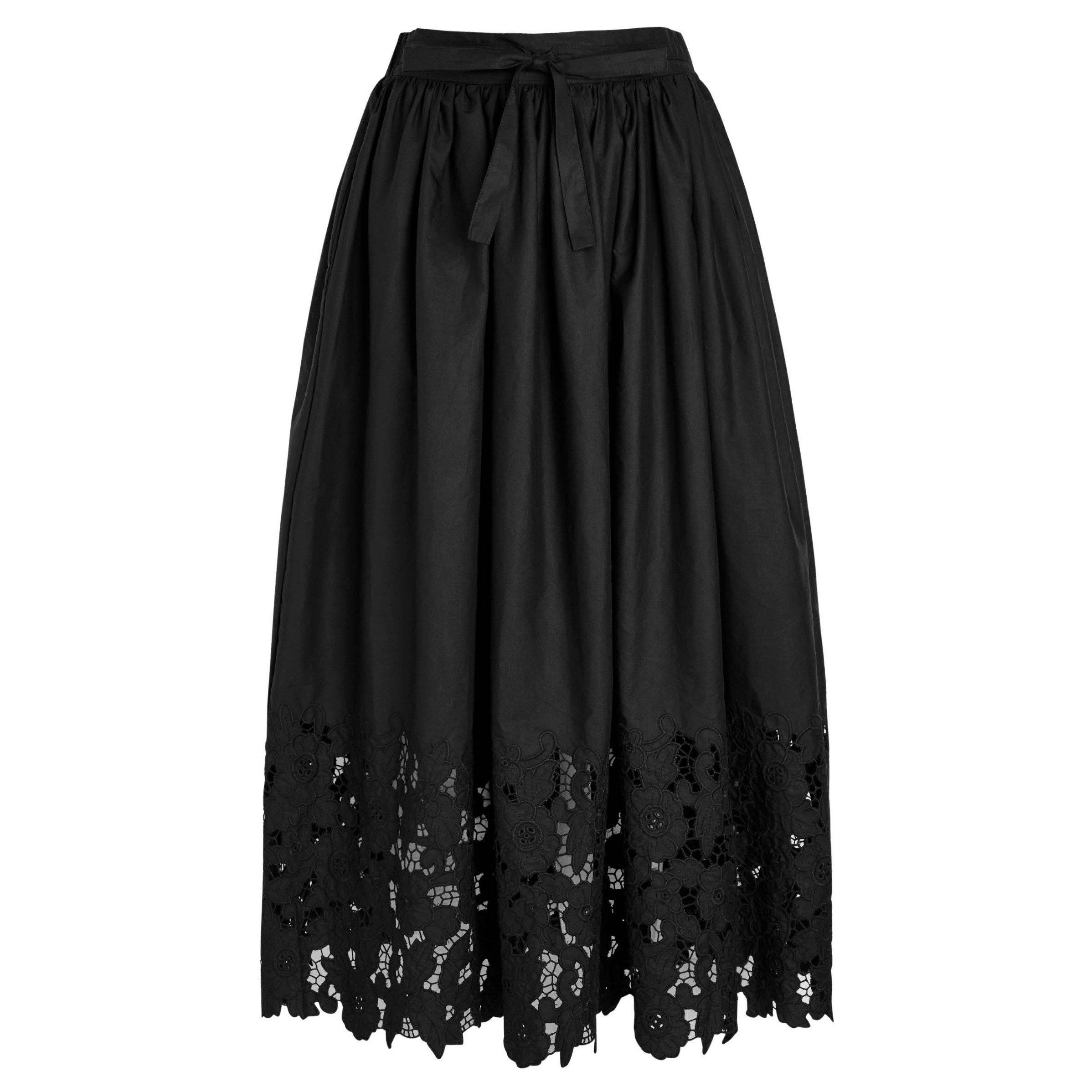 BLACK - Sister Jane - LS La Fiesta Embroidered Skirt