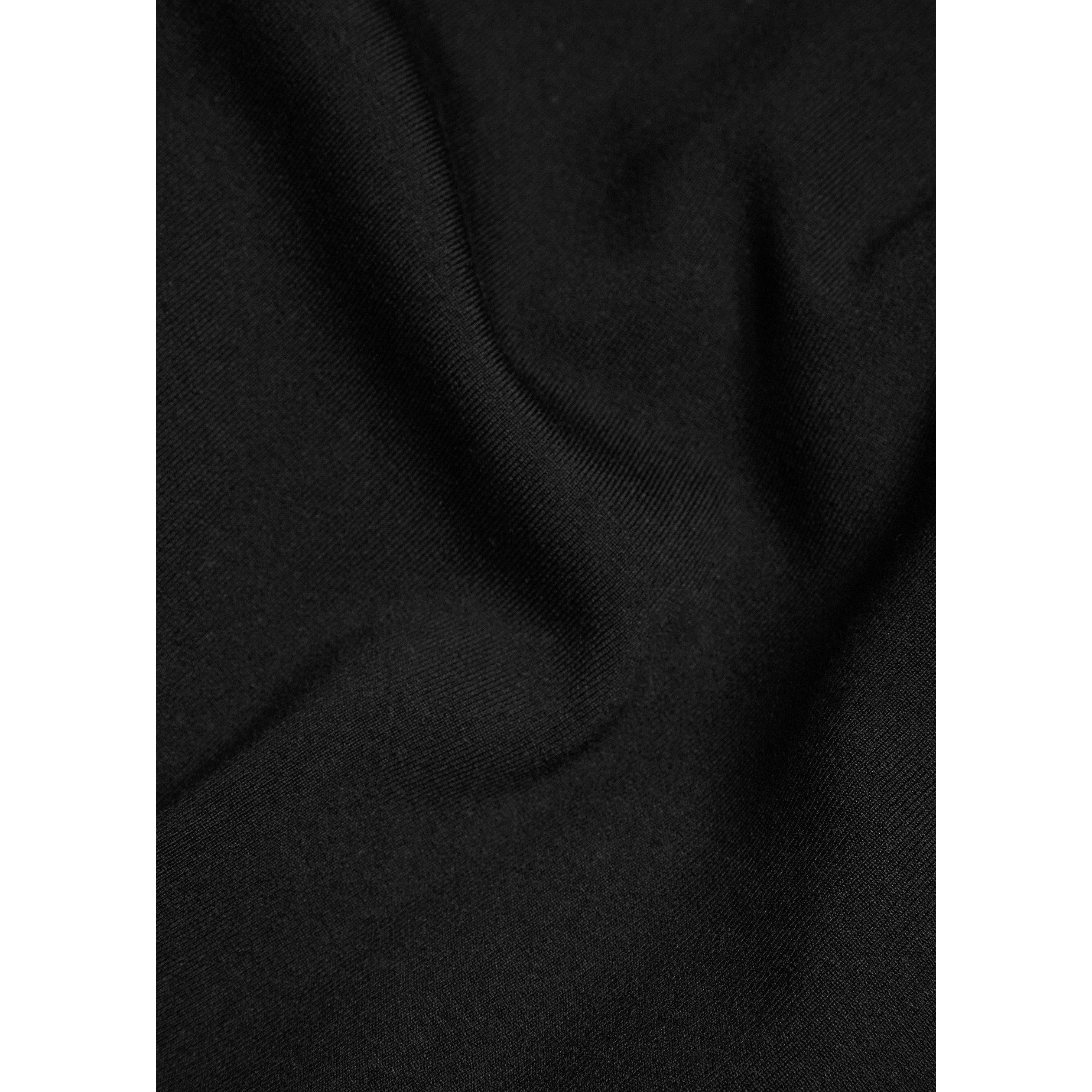 BLACK - Joseph - T TURTLE NK LS SILK STRETCH - 4